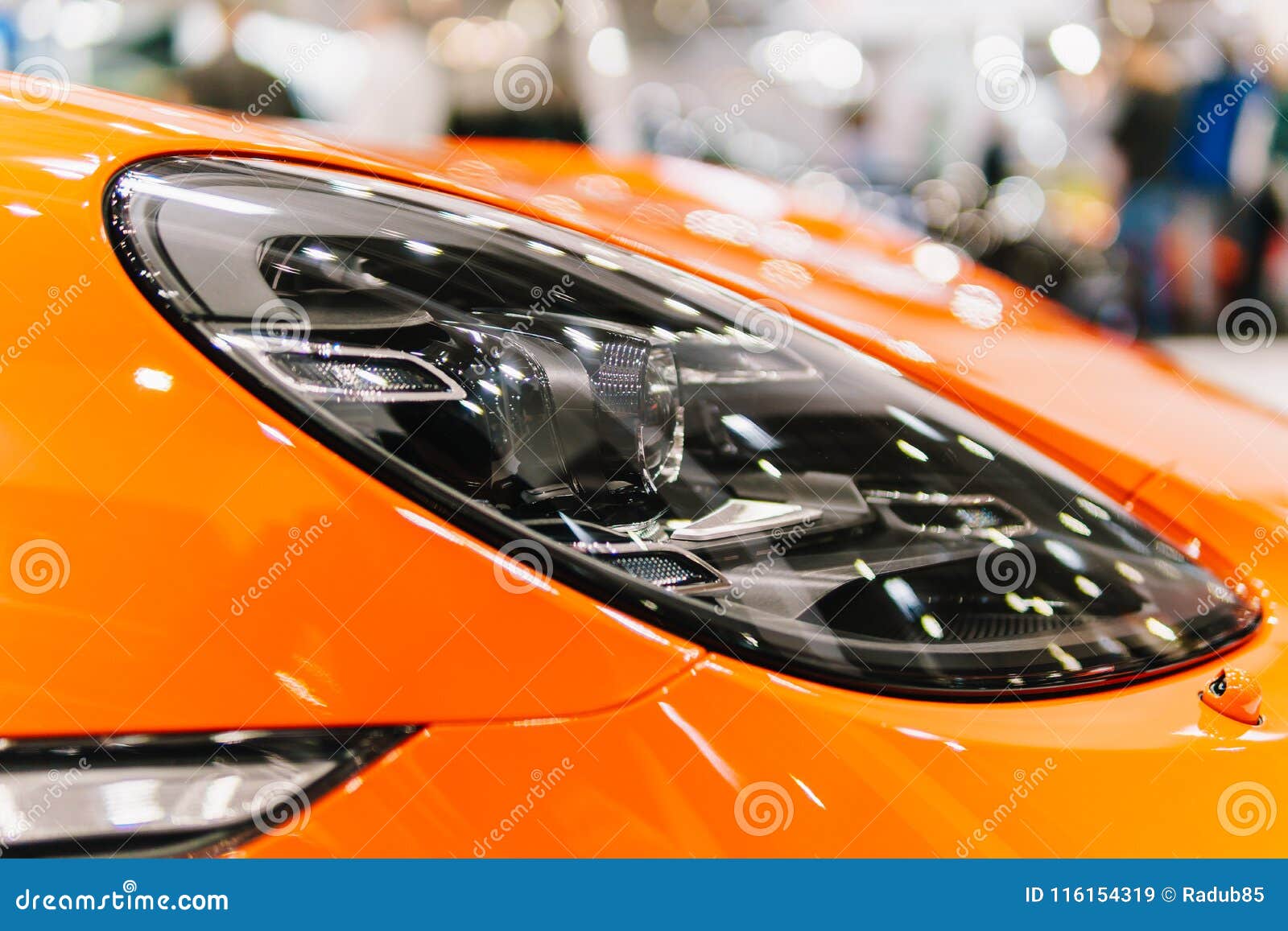 Head Lights of Sports Car stock image. Image of detail - 116154319