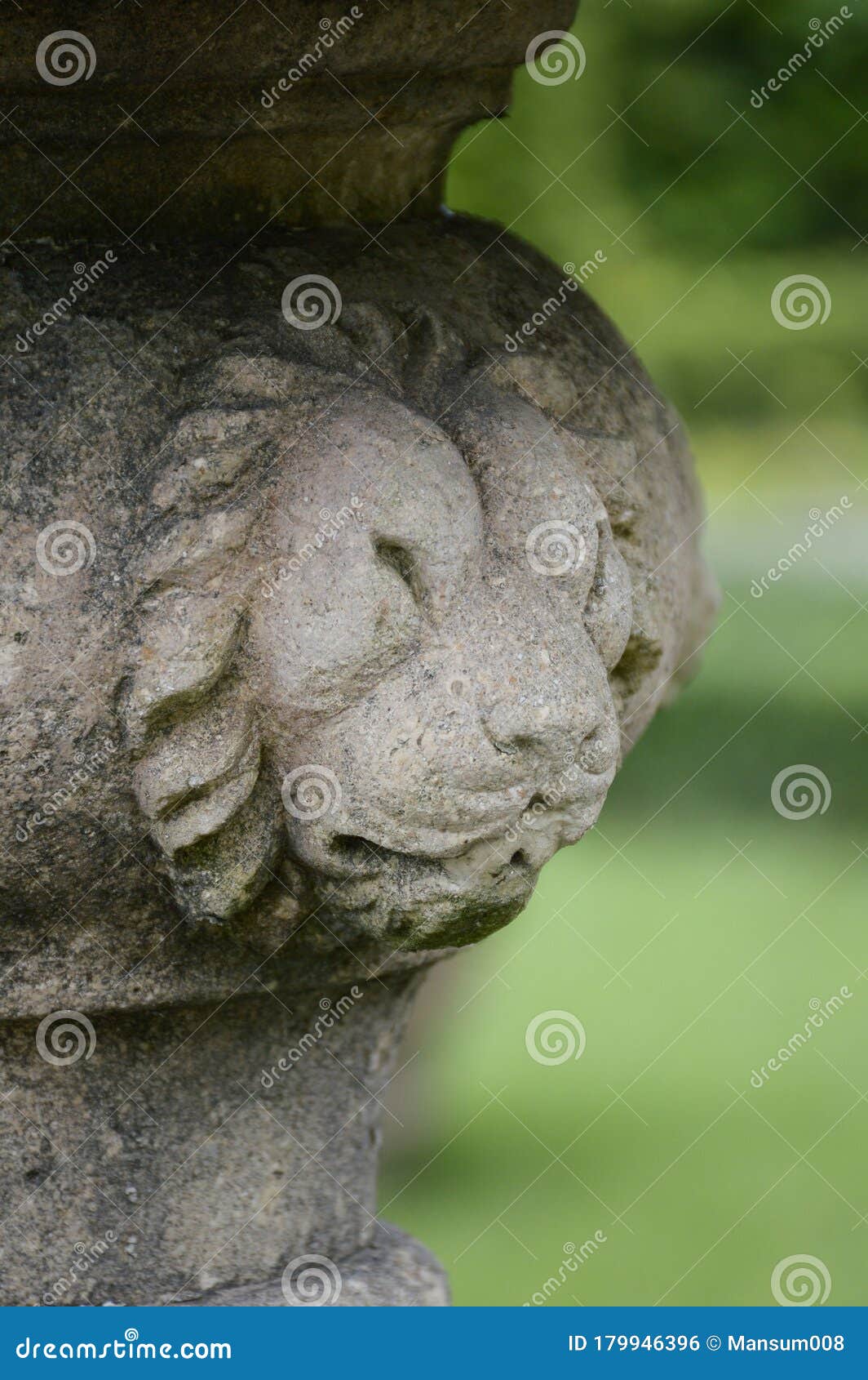 Head lion statue stock photo. Image of head, face, asia 179946396