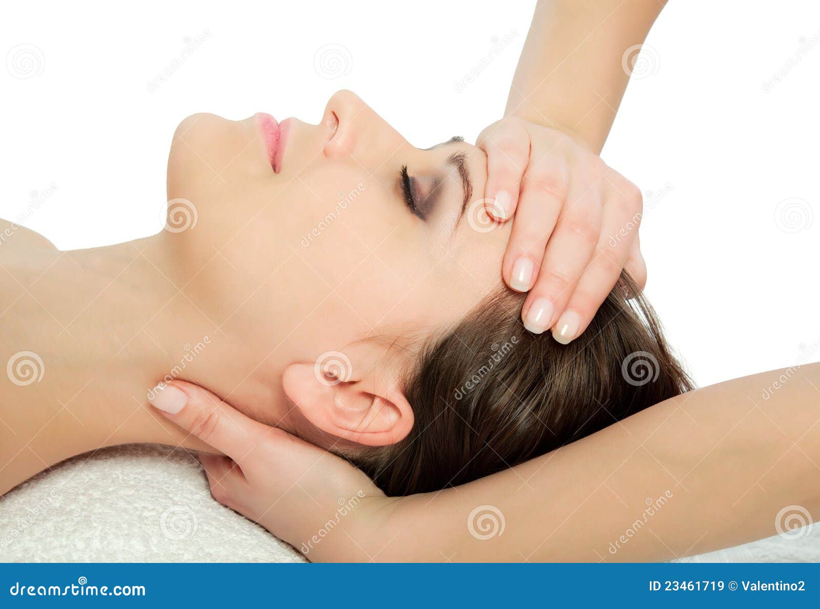 Head Massage Royalty Free Stock Images - Image: 23461719