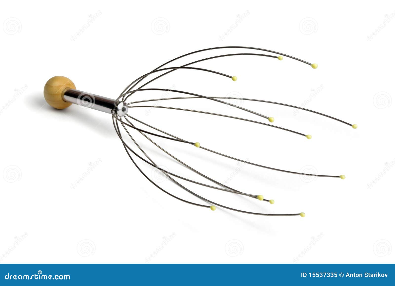 Head massager stock image. Image of personal, metal, curve 15537335