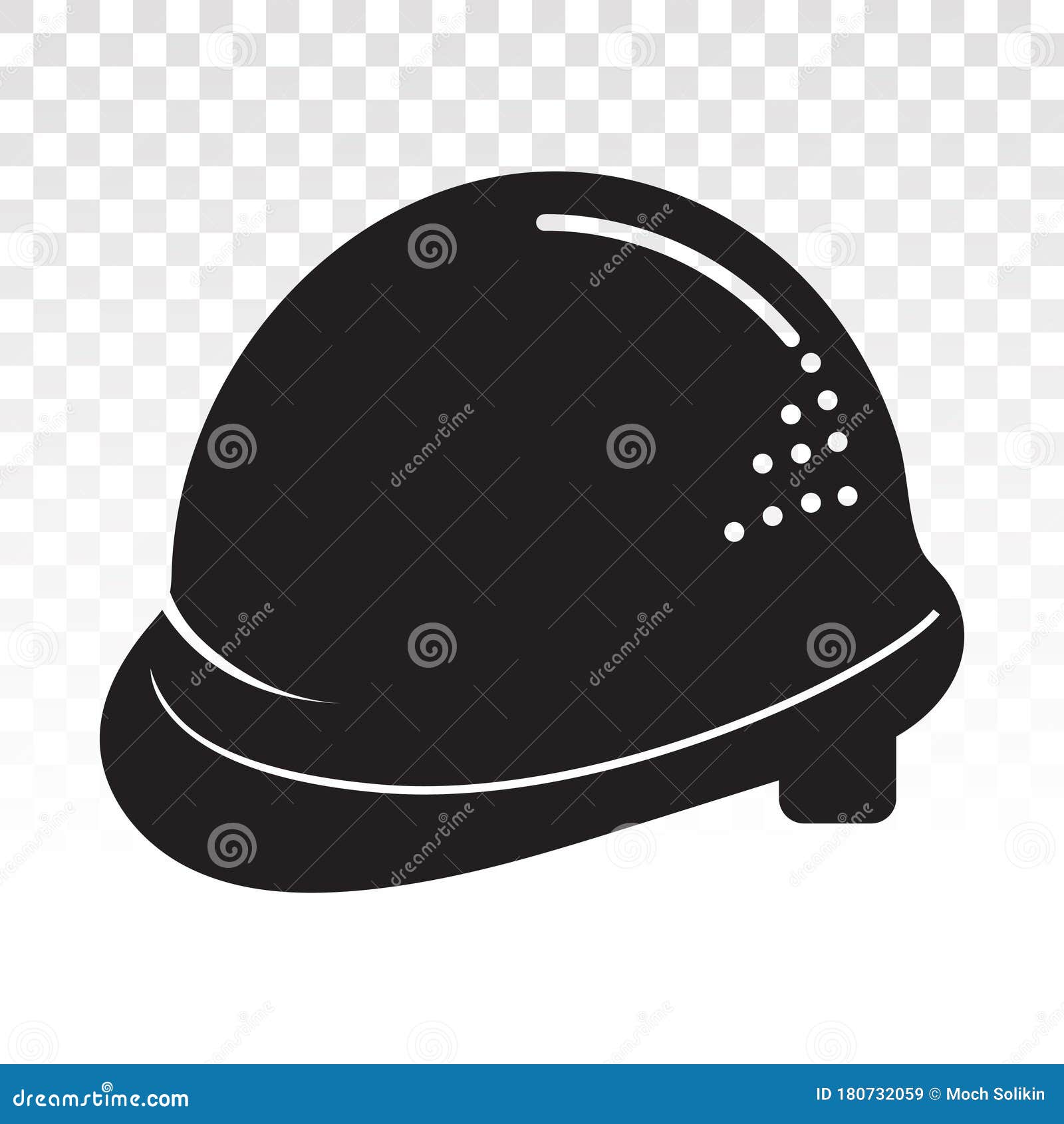 Head Protector Safety Helmet Construction Helmet Vector Flat Icon