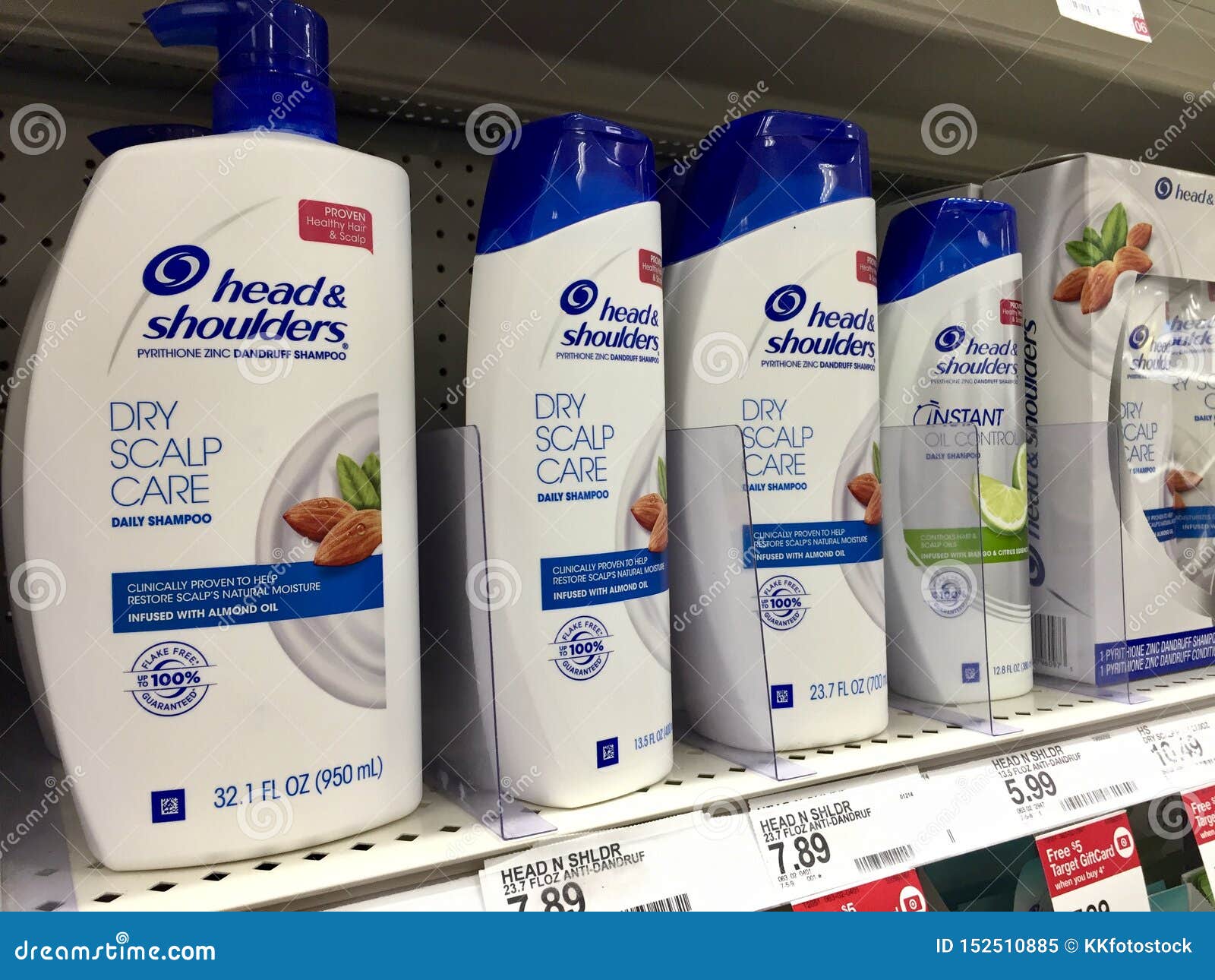 Head And Shoulders Shampoo On A Target Store Shelf Editorial