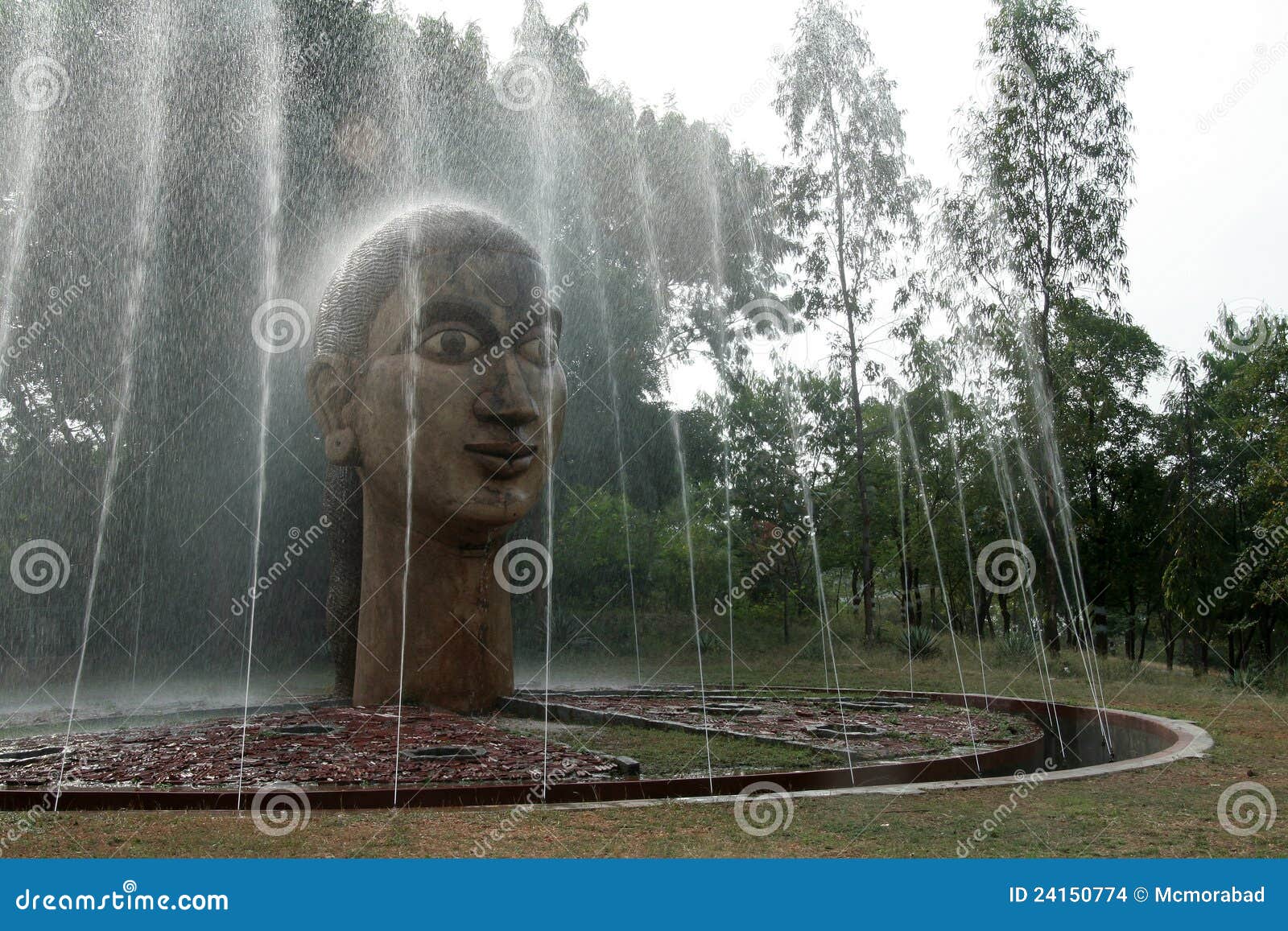 Head Shower by Fountain stock photo. Image of blow, jets 24150774