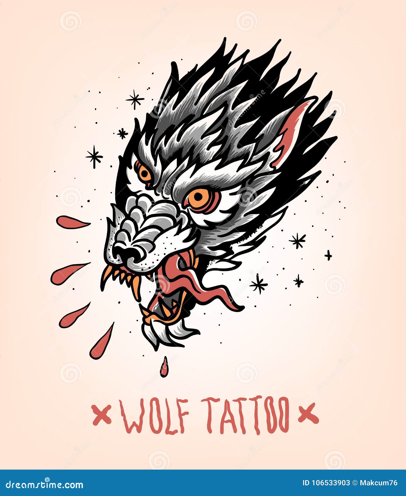 MagnumTattooSupplies on Twitter Fierce wolf tattoo from Danny Taylor done  using magnumtattoosupplies    tradworkers oldworkers  traditionaltattoo traditionalartist tradtattoo traditionaltattoo  tradtats traditionalink tradwork 