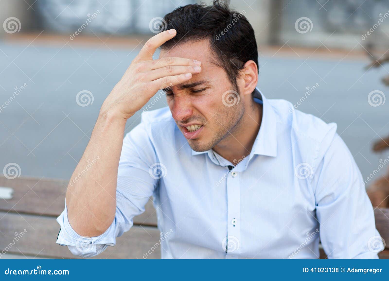 Headache stock photo. Image of pressure, eyes, medicine 41023138