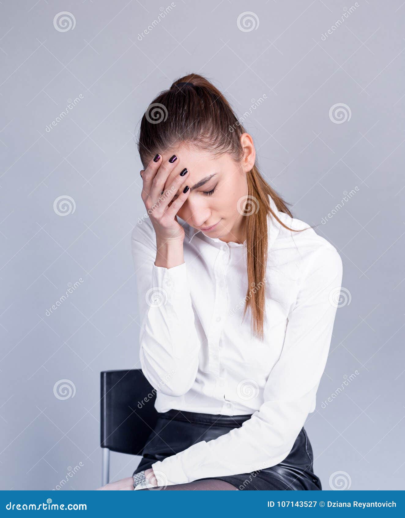 Headache and Fatigue at Work. a Lot of Cases Load on the Worker Stock