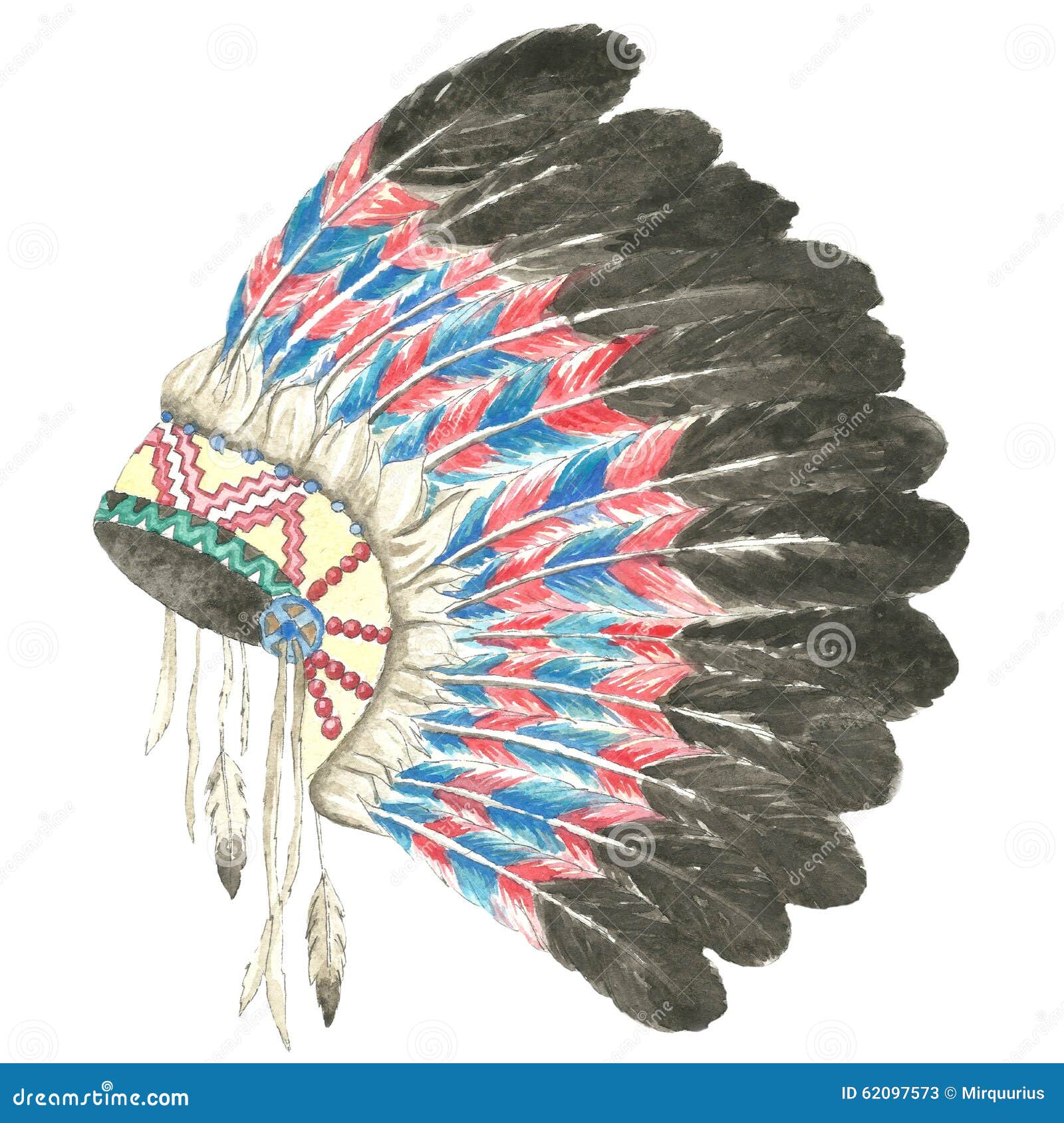 headdress of indian chief