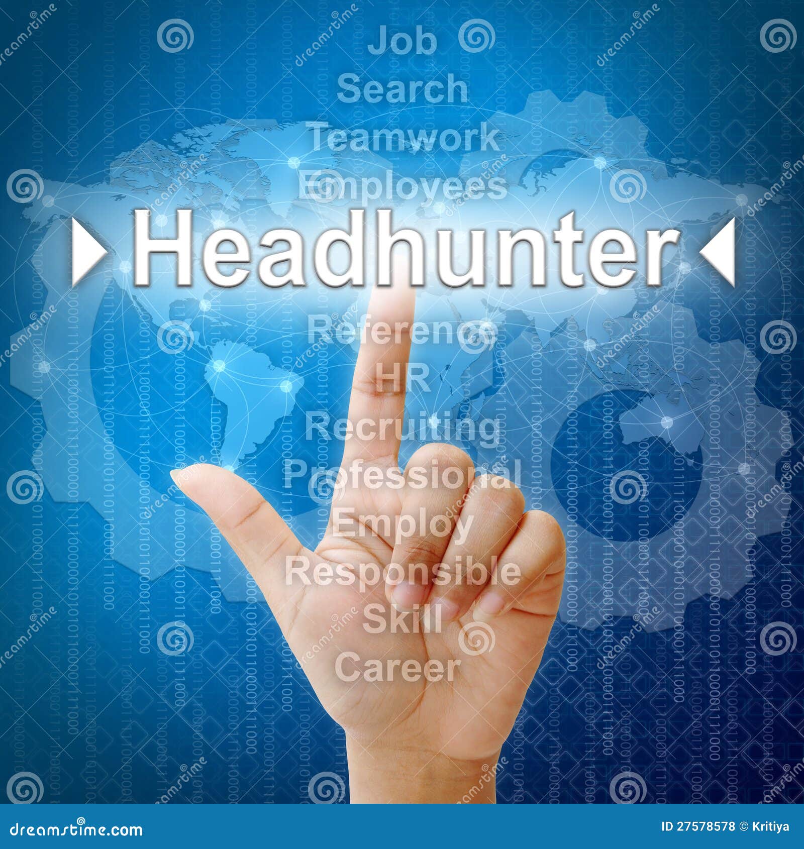 Headhunter,Business Concep for Human Resources Stock Photo Image of