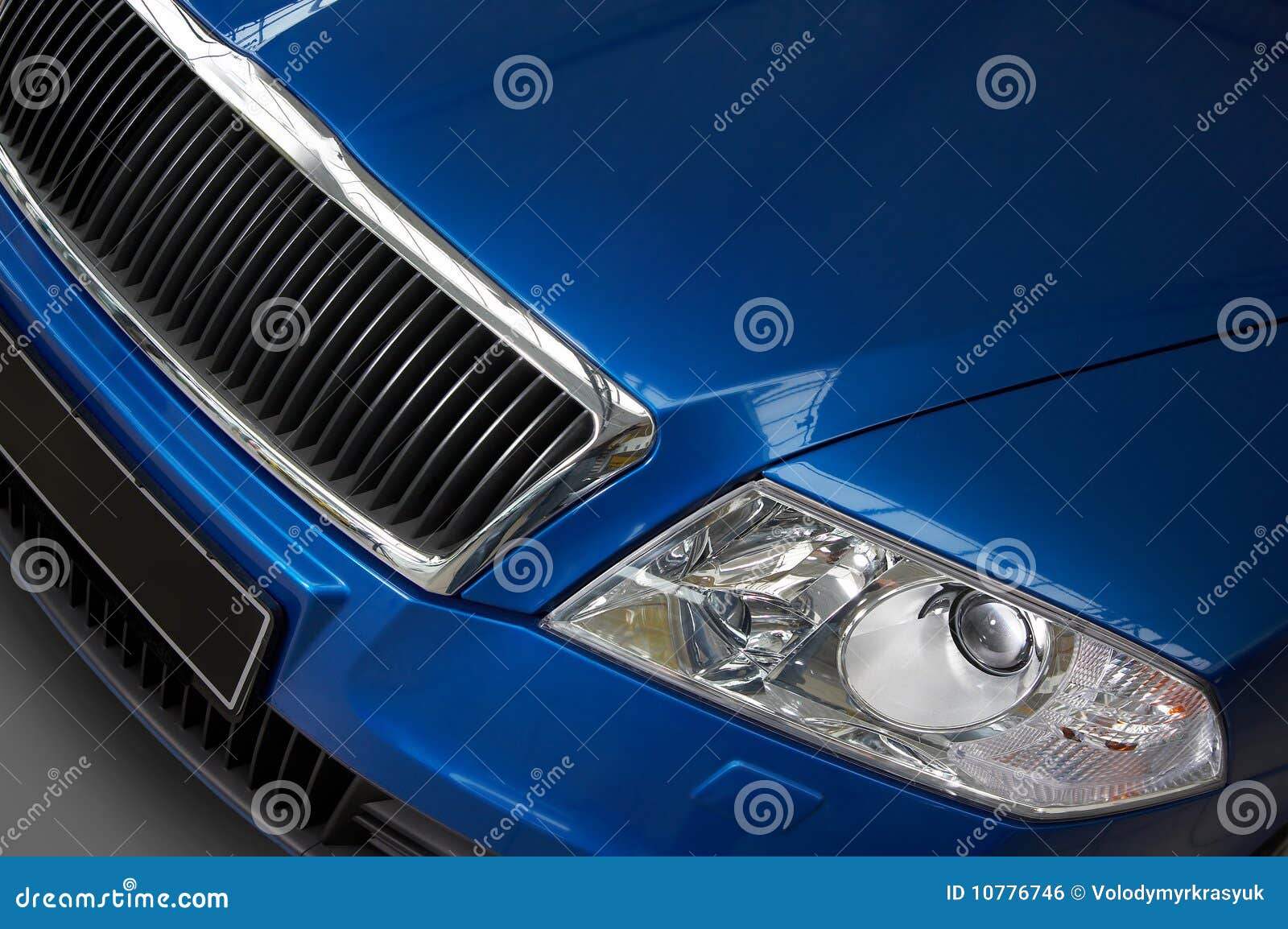 Headlight and Grate of Radiator Stock Photo Image of speed