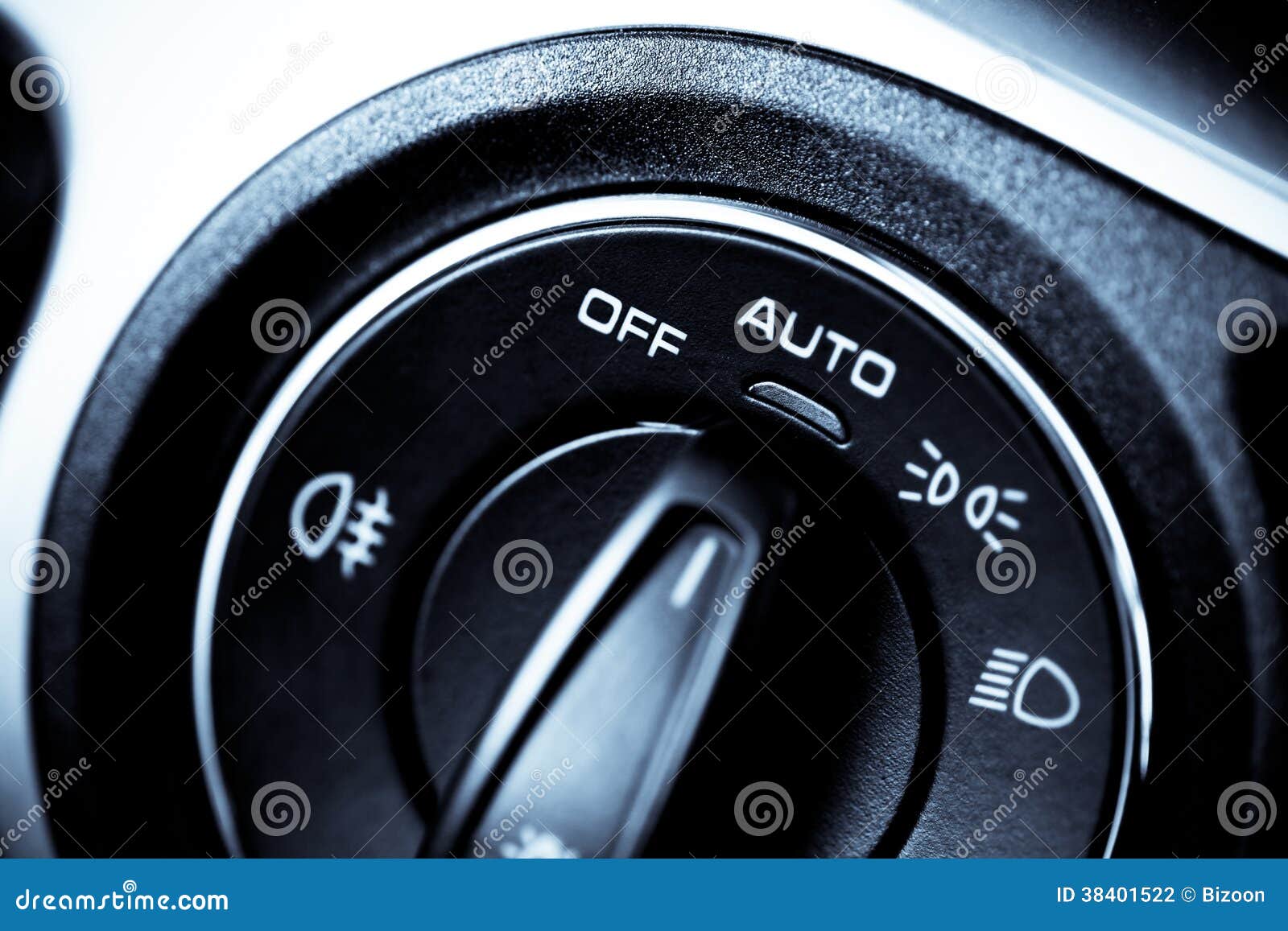 Headlights button stock photo. Image of style, indicator 38401522