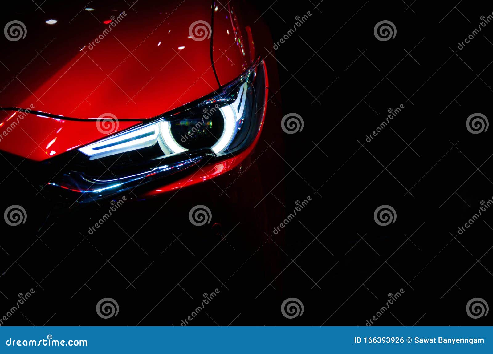 Red Tint Headlights