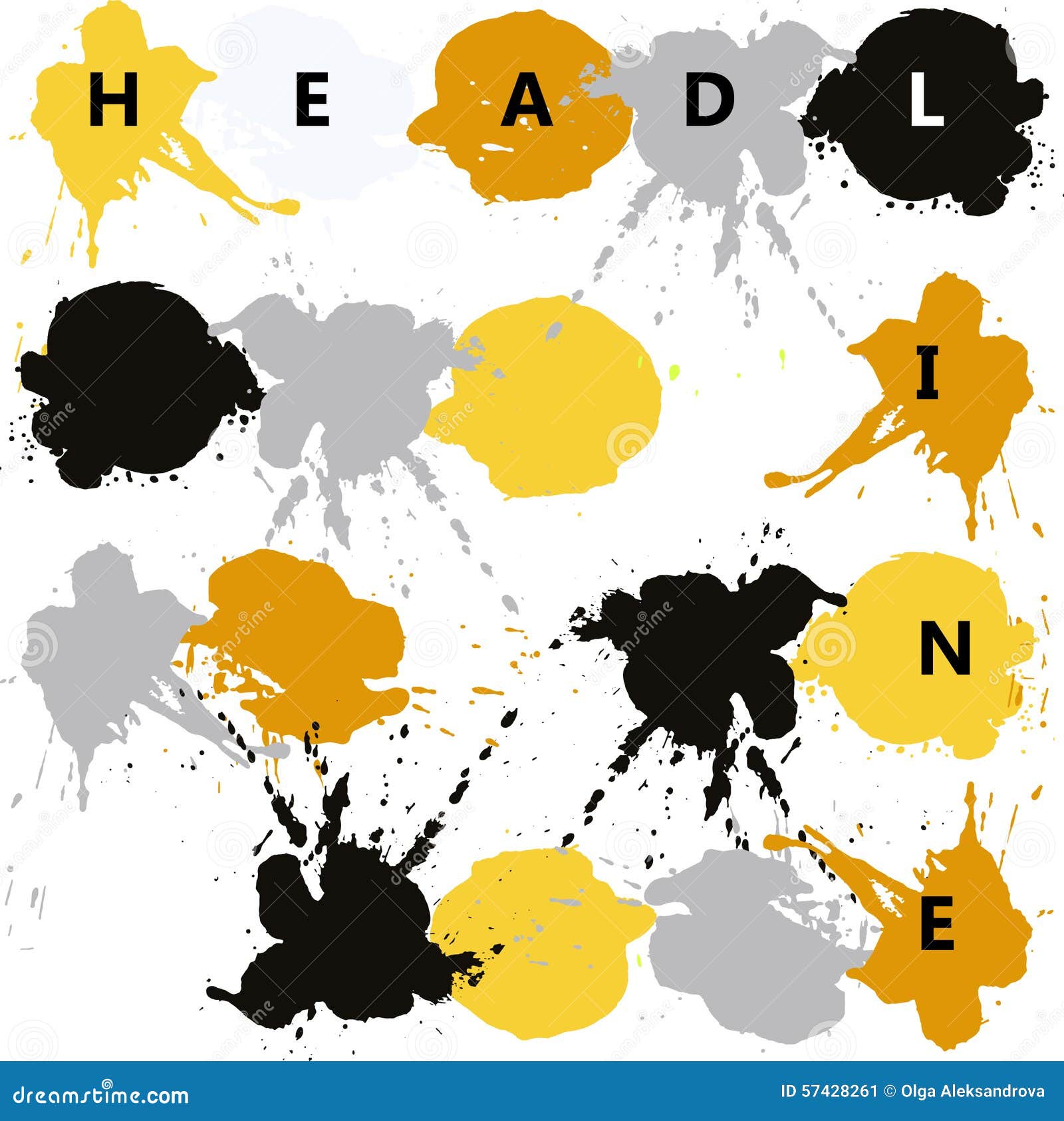 Headline stock illustration. Illustration of backdrop 57428261