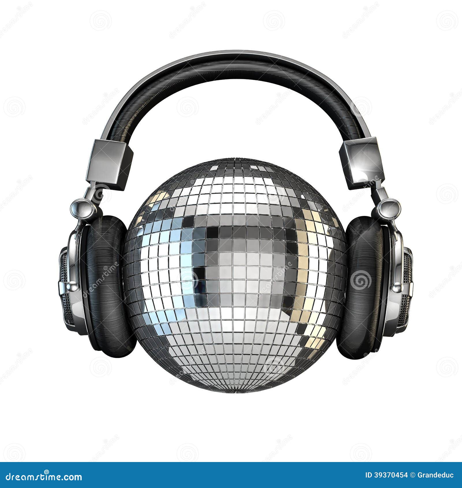 Headphone Disco Ball Stock Illustration Image 39370454