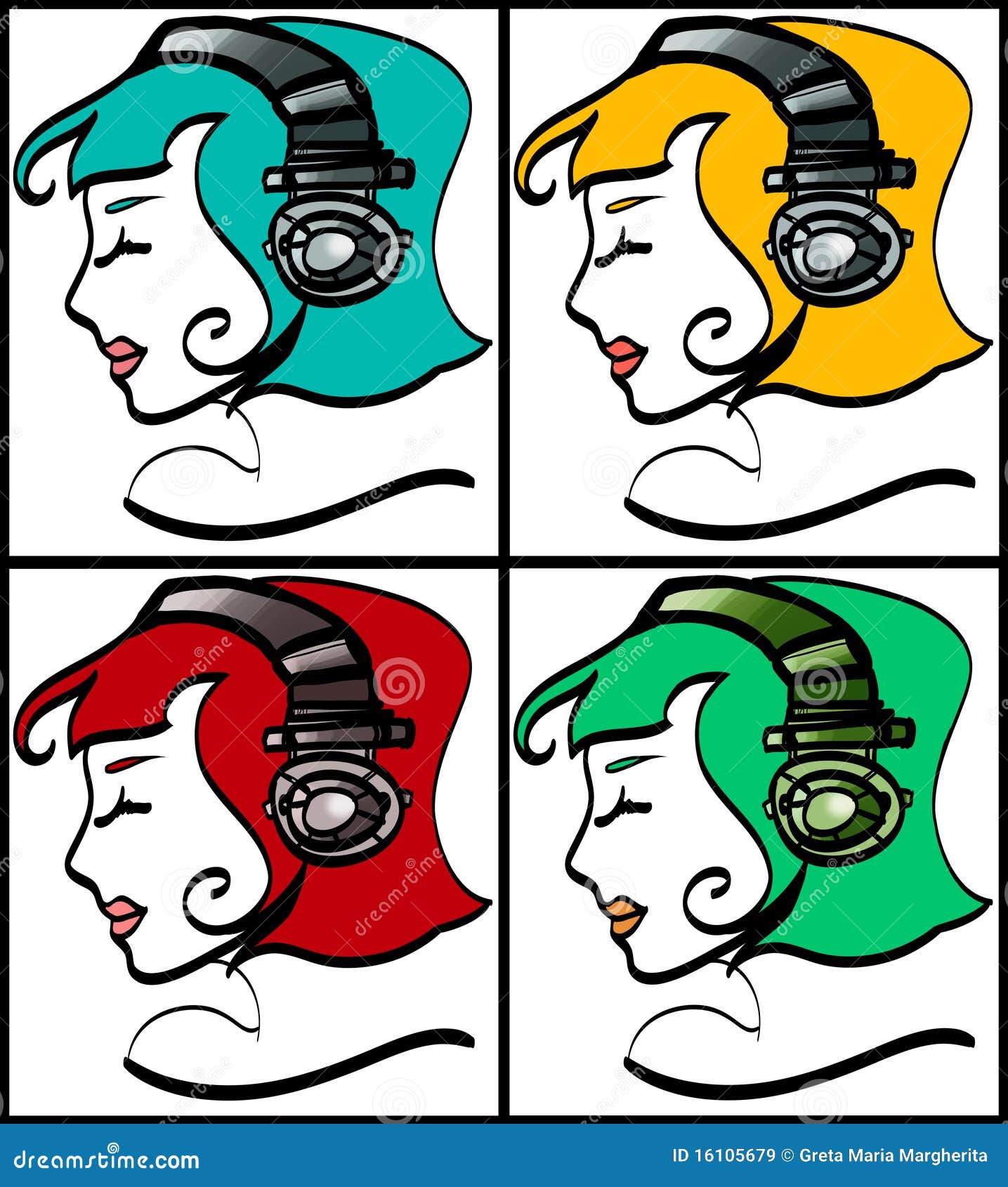 headphone girls