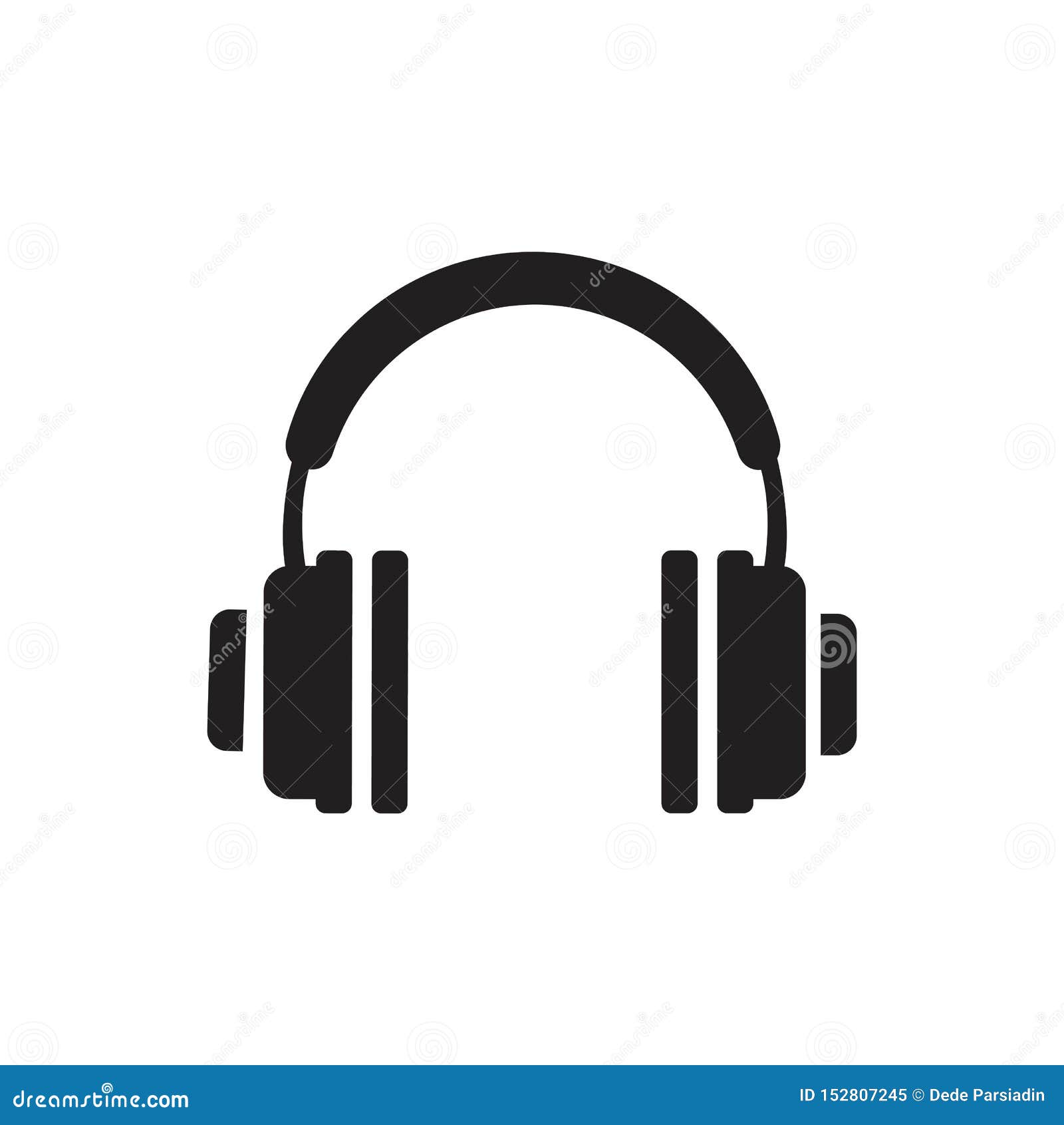 Headphone stock vector. Illustration of phone, beautiful 152807245