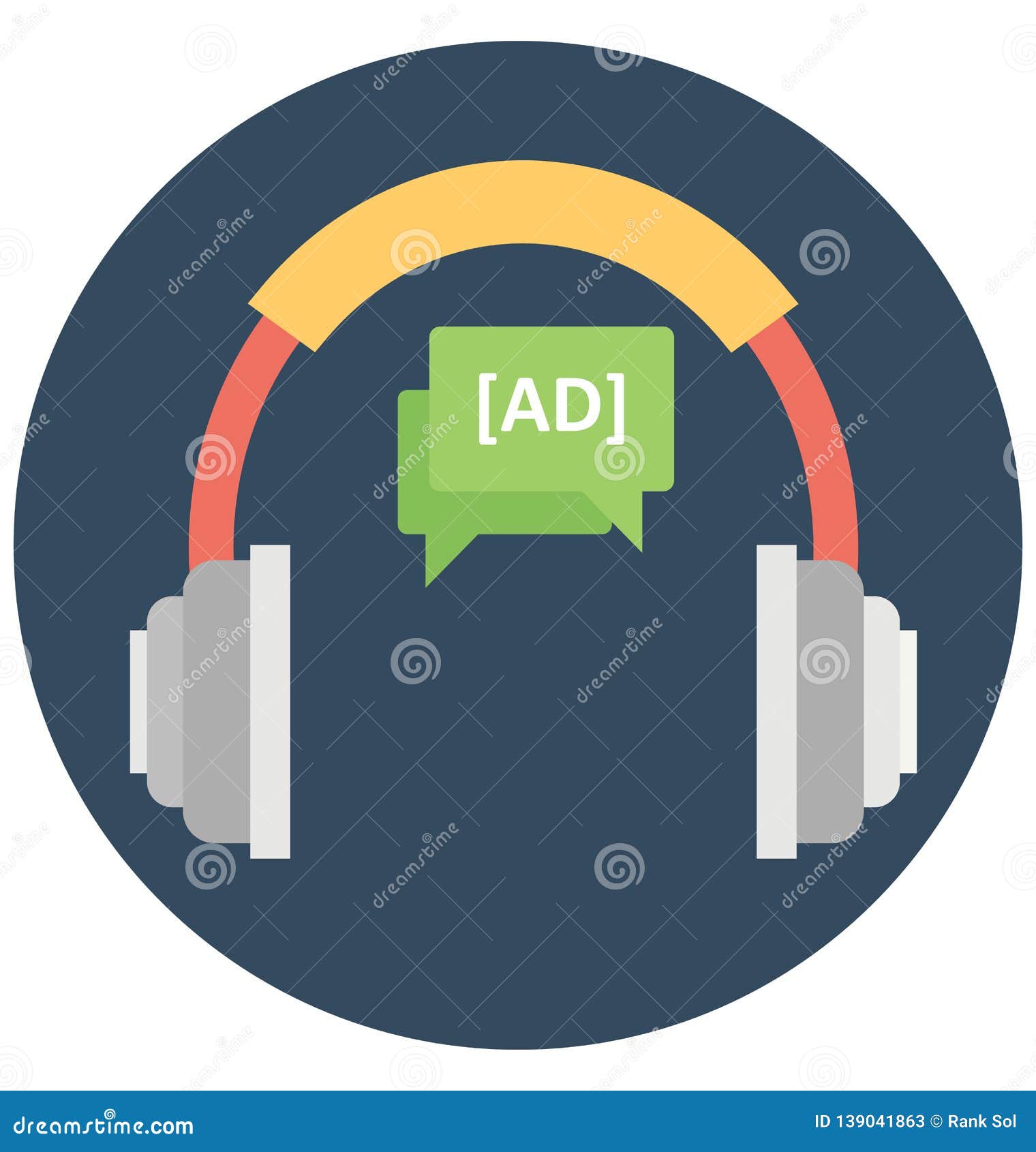 headphone   icon that can be easily modified or edit