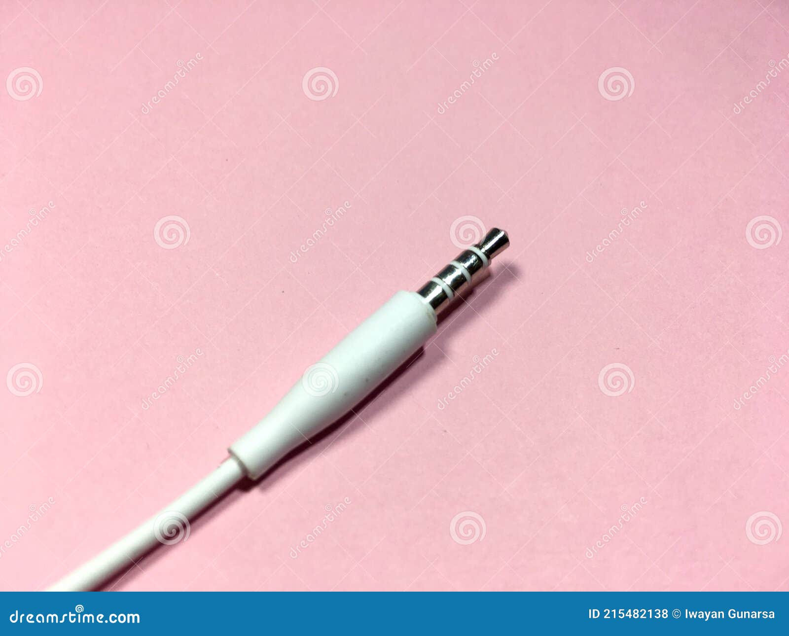 Headphone Jack stock photo. Image of background, white 215482138