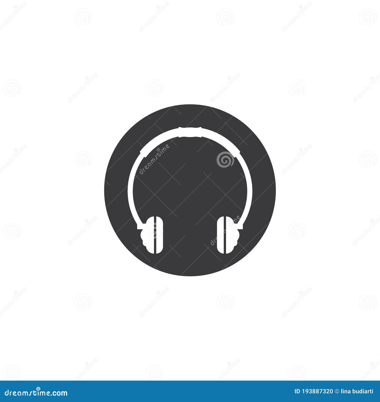 Headphone logo stock vector. Illustration of modern 193887320
