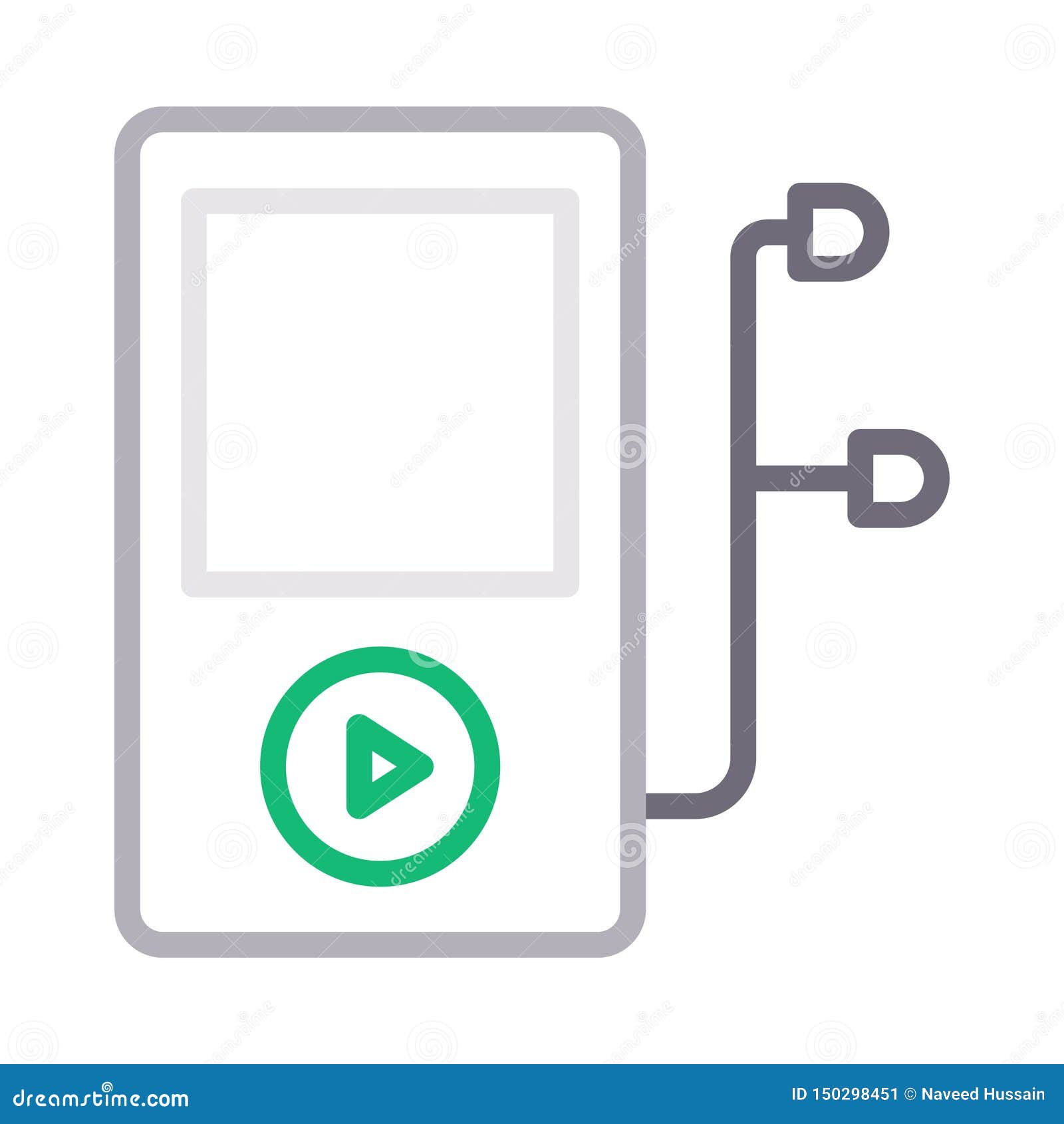 Headphone Thin Color Line Icon Stock Illustration Illustration of