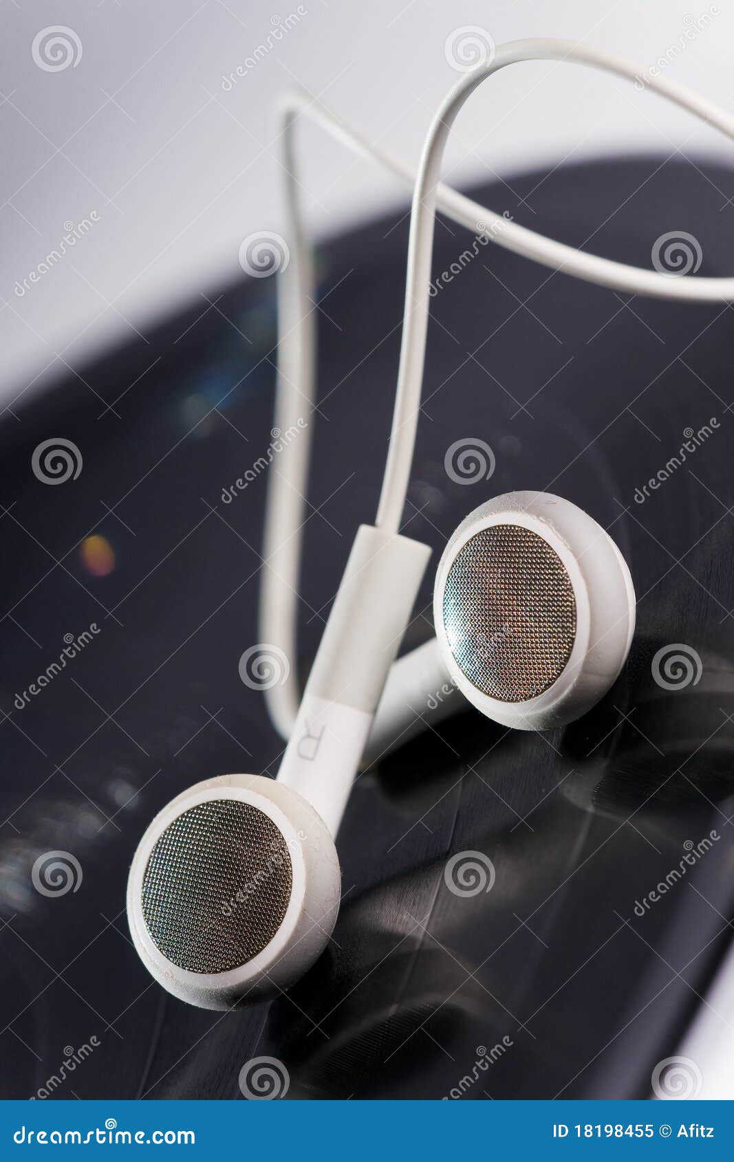 Headphones on record stock image. Image of cable, revival 18198455