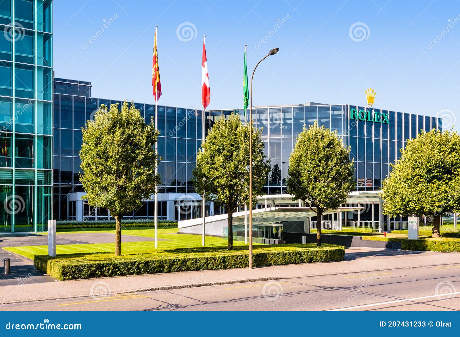 Rolex Headquarters in Geneva Editorial Stock Photo - Image of modern,  building: 207431233