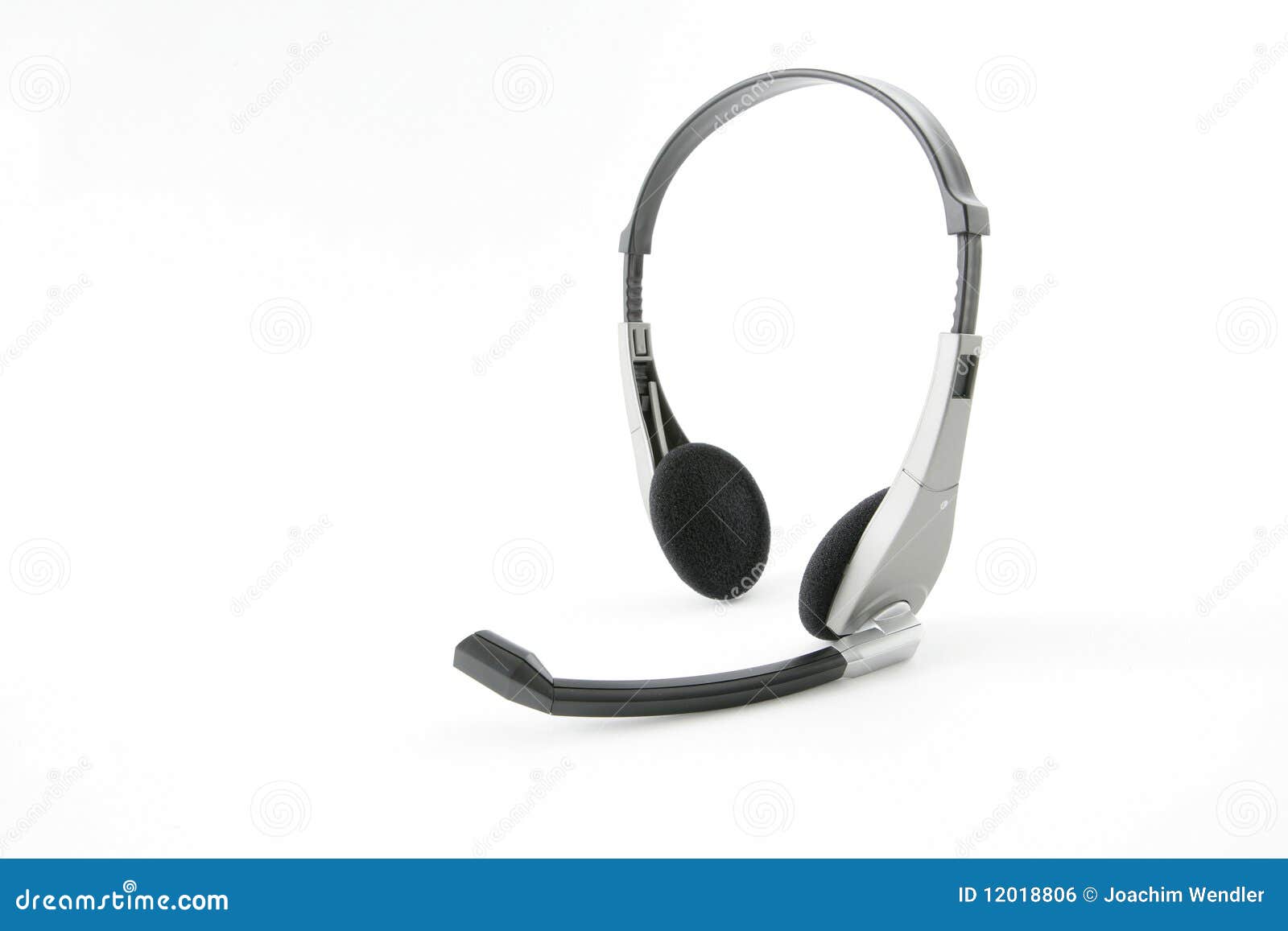 Headset stock photo. Image of compact, isolated, band 12018806