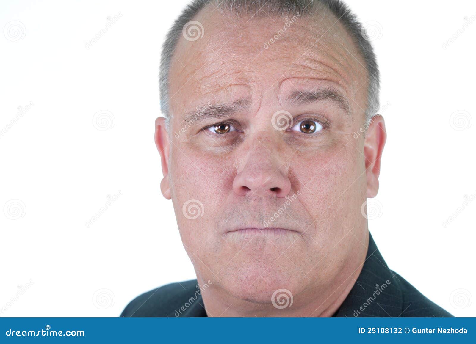 Headshot Emotional Male Man Senior Stock Photo - Image of person, humor ...