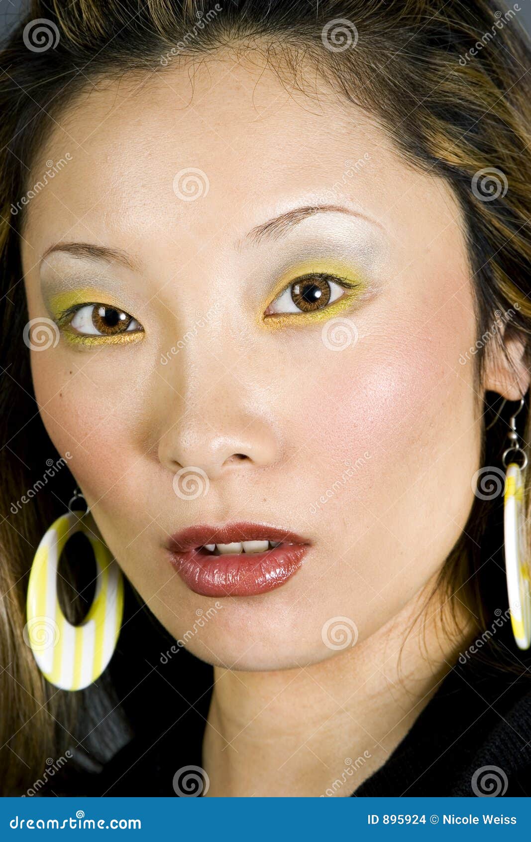 Headshot Of A Japanese Woman Stock Images - Image: 895924