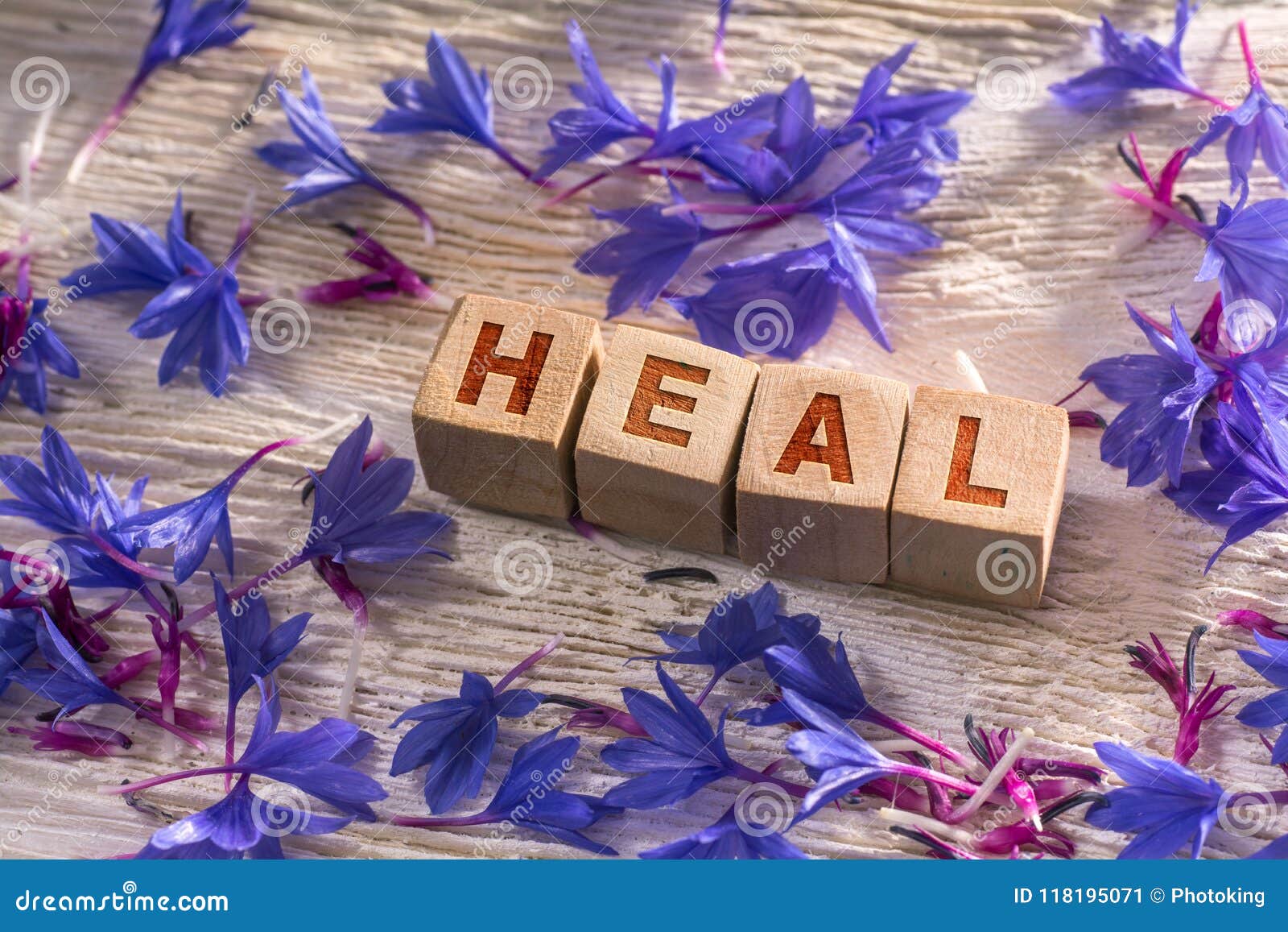 heal on the wooden cubes