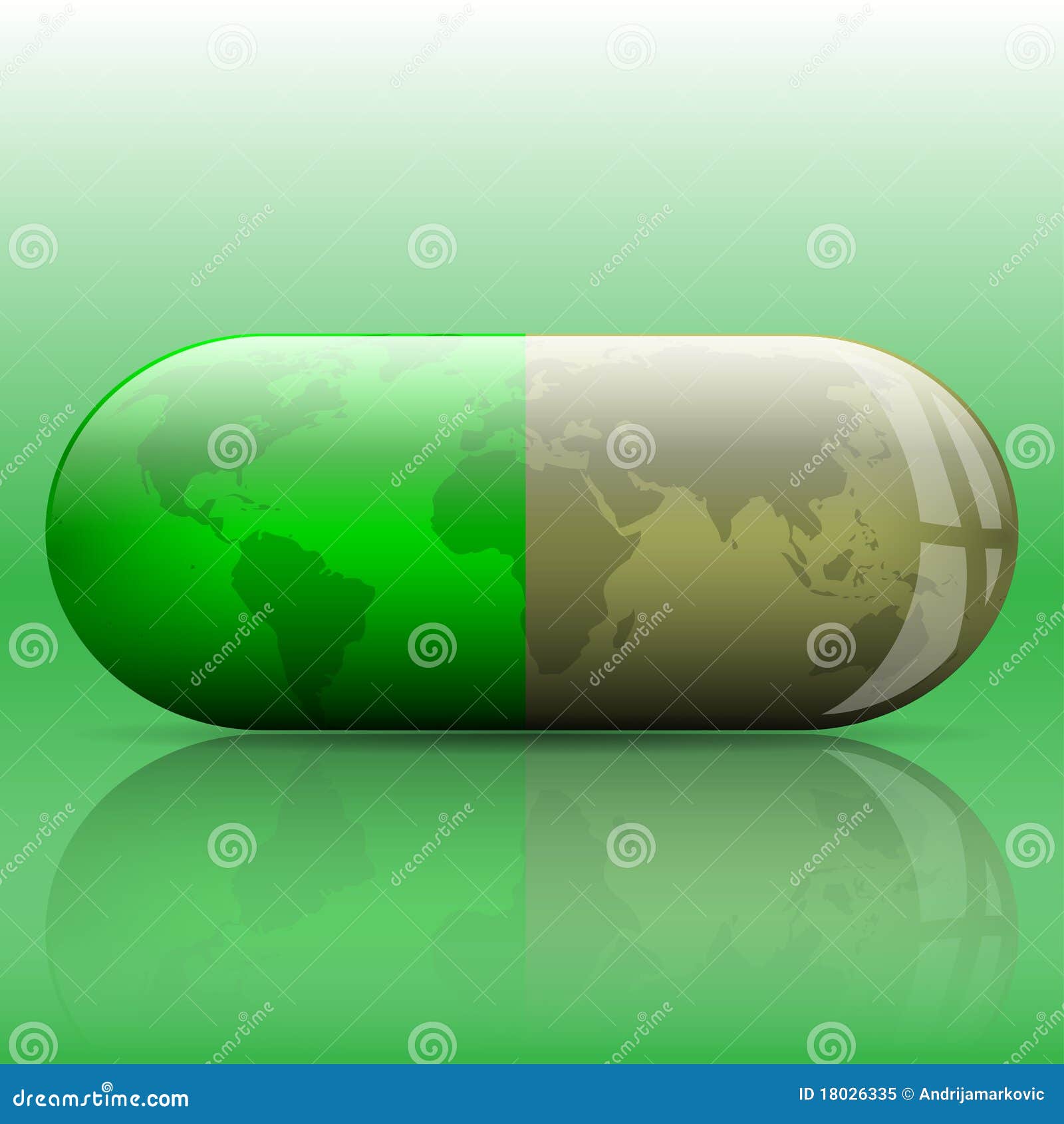 Healing the Earth stock vector. Illustration of 18026335