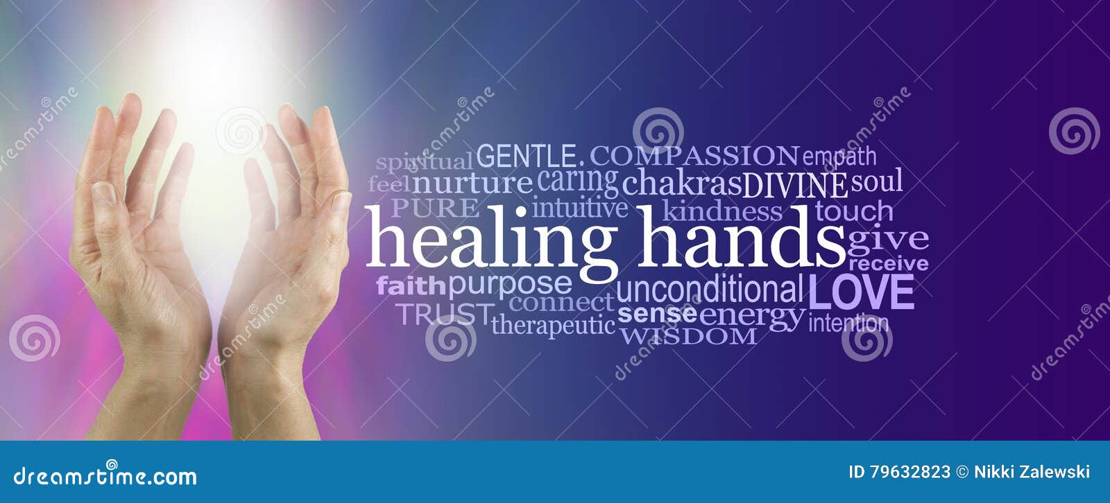 healing hands word cloud