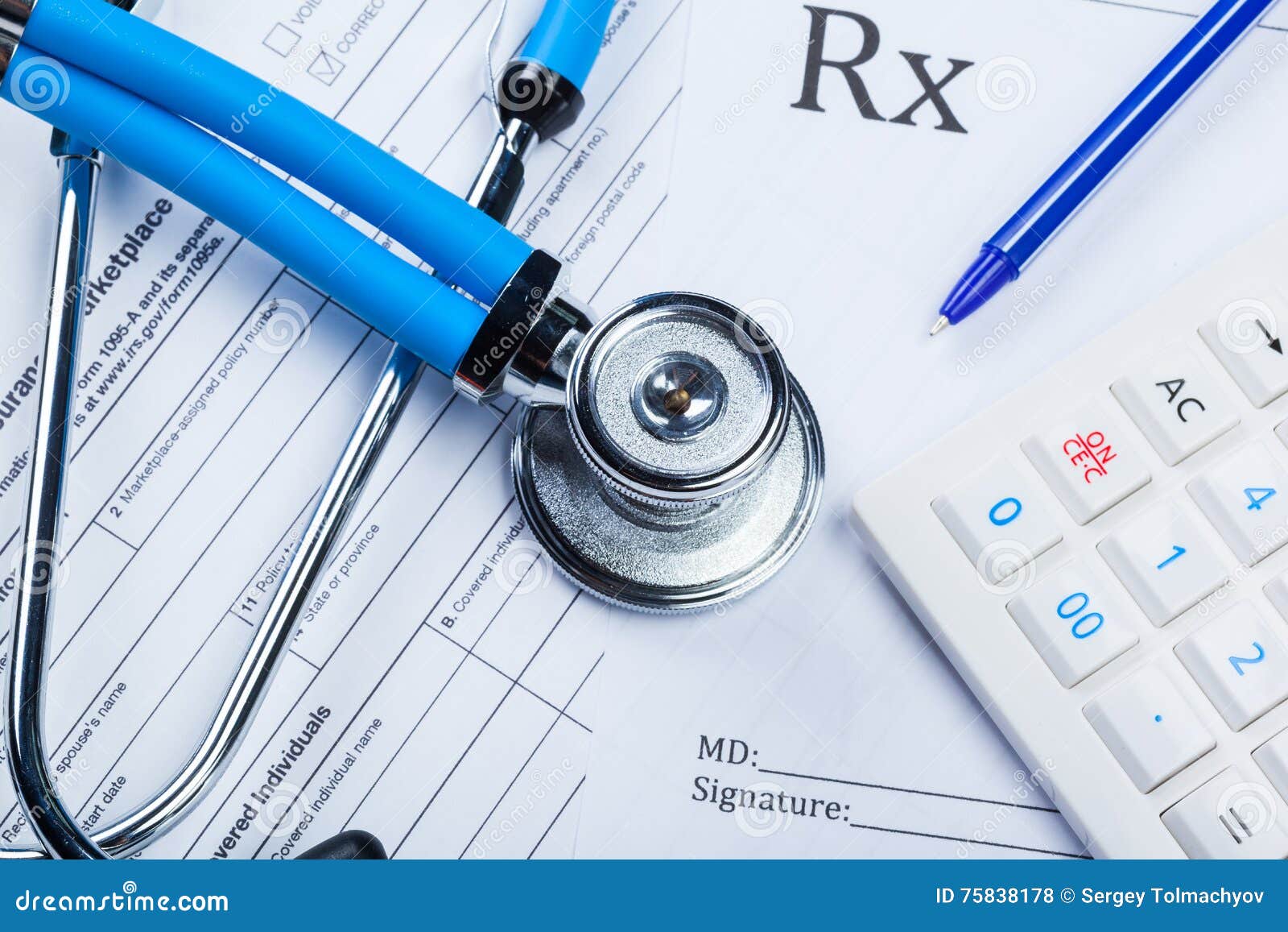 Health care costs stock photo. Image of doctor, finance 75838178