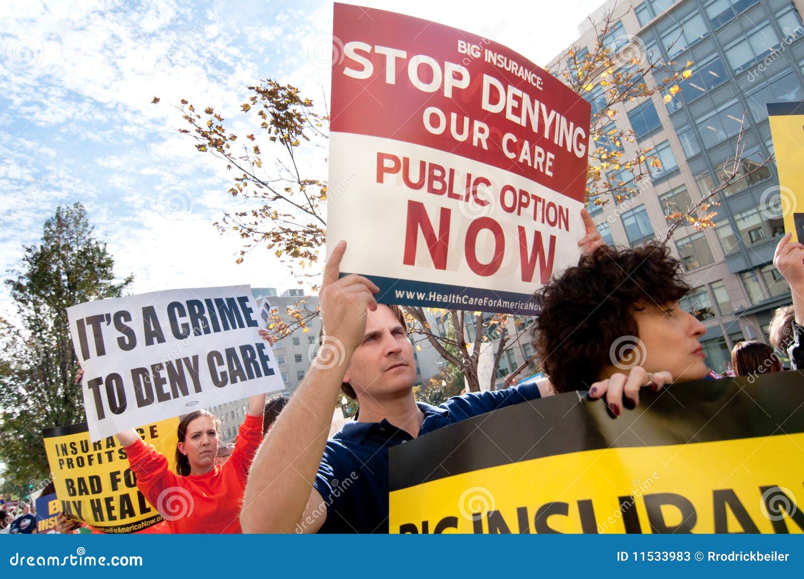 Health Care Protest Editorial Stock Photo Image 11533983