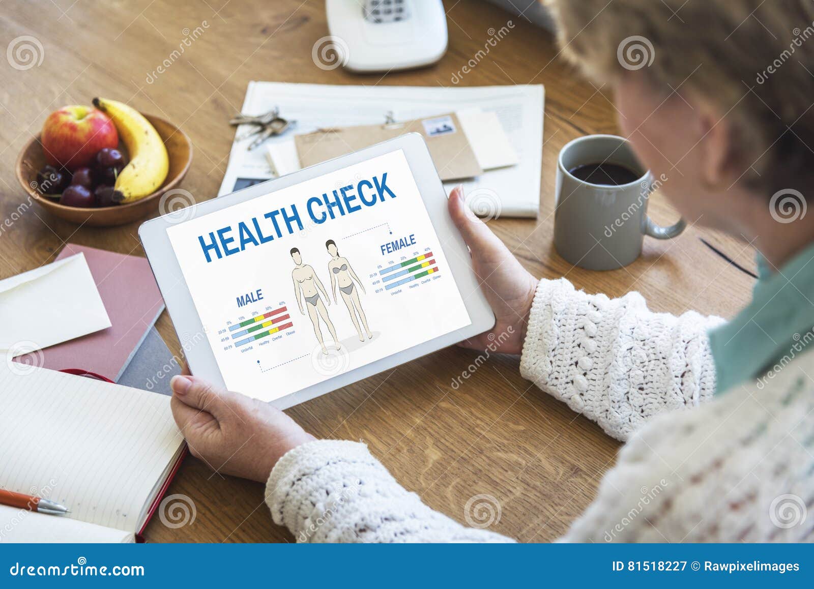 health check annual checkup body biology concept