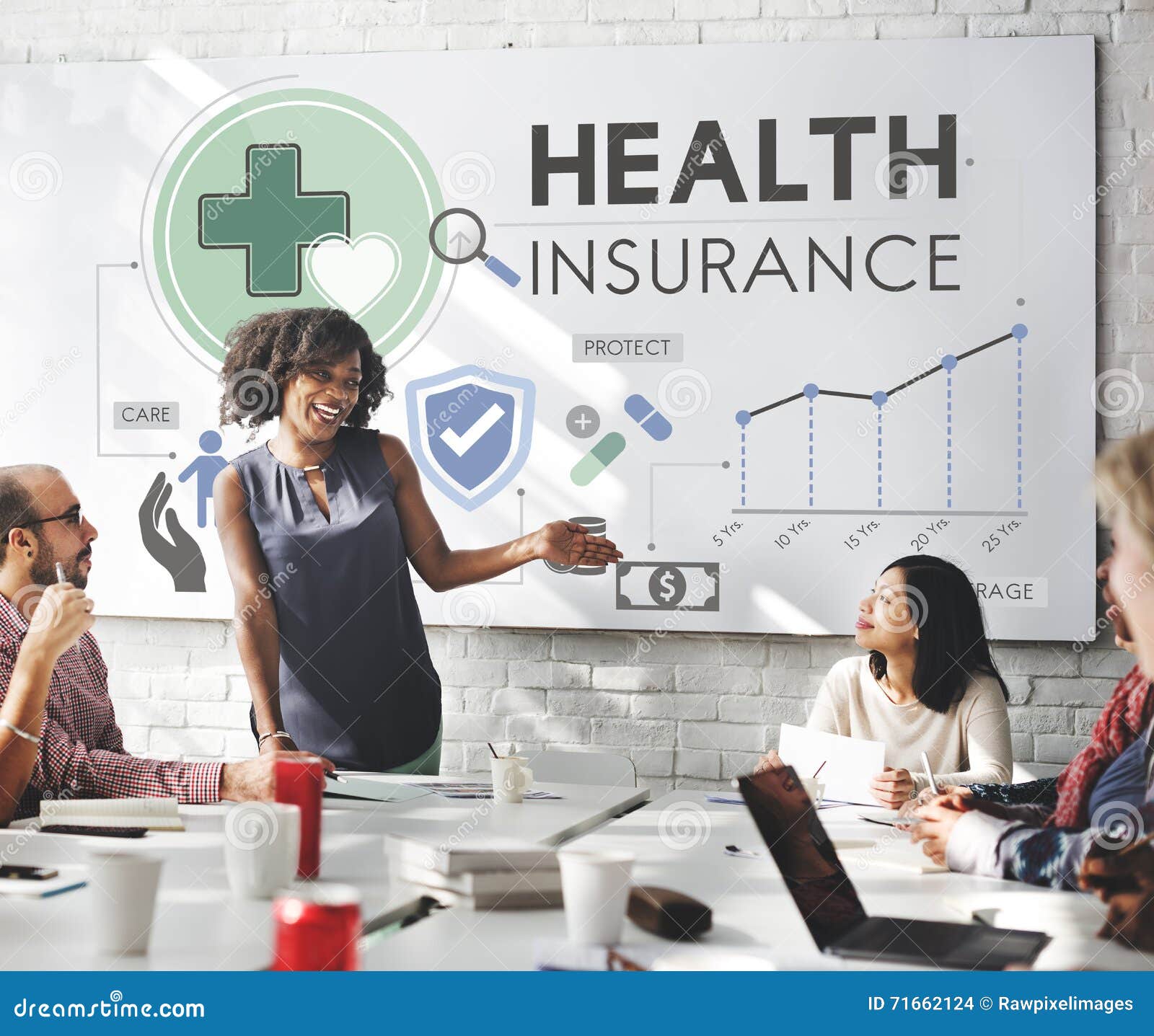 Health Insurance Assurance Medical Risk Safety Concept Stock Photo