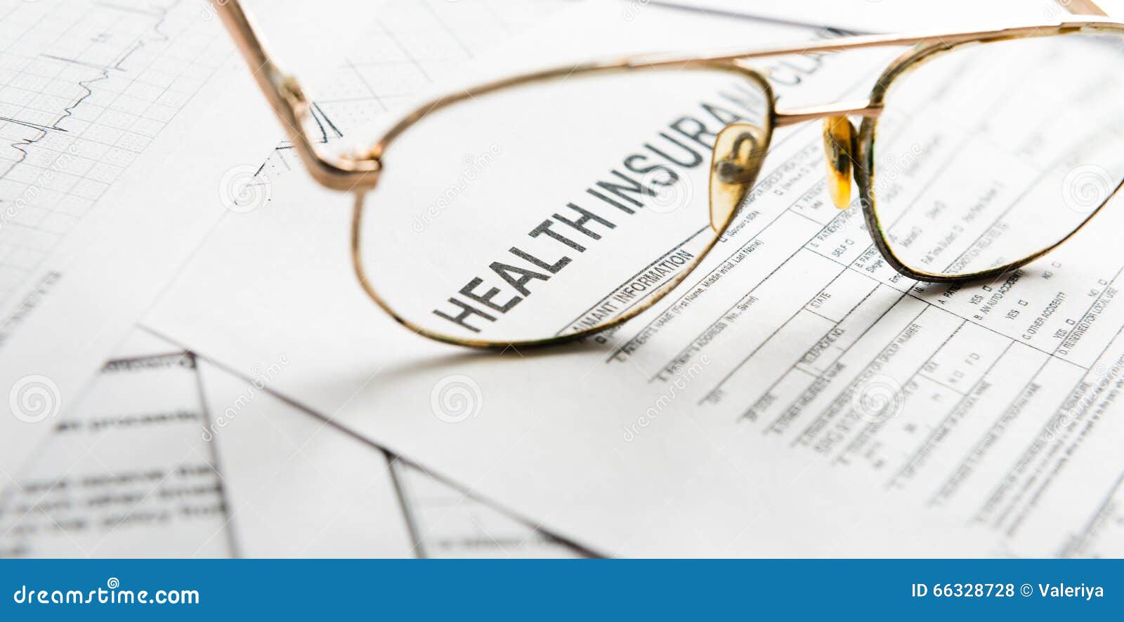 Health Insurance Claim Form Stock Photo Image of health, medical
