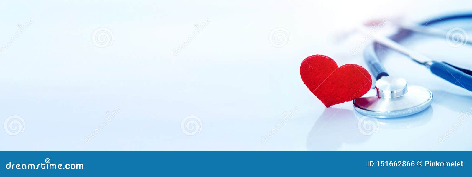 health  insurance and medical healthcare heart disease concept , a red heart  with stethoscope on white background