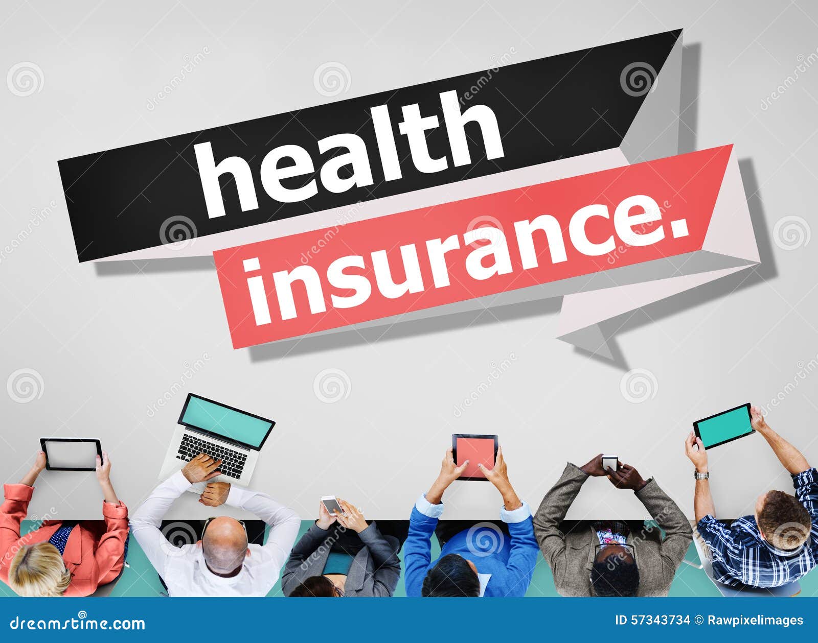 Health Insurance Protection Risk Assessment Assurance Concept Stock