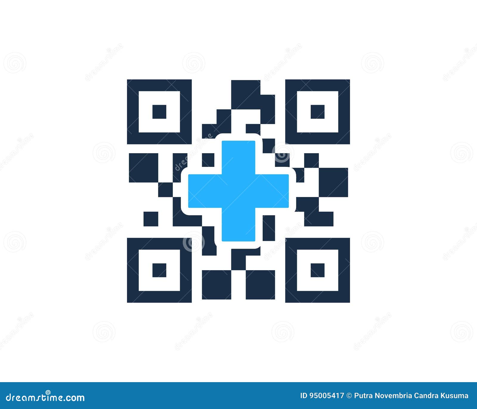 Health Medical Barcode Icon Logo Design Element Stock Vector