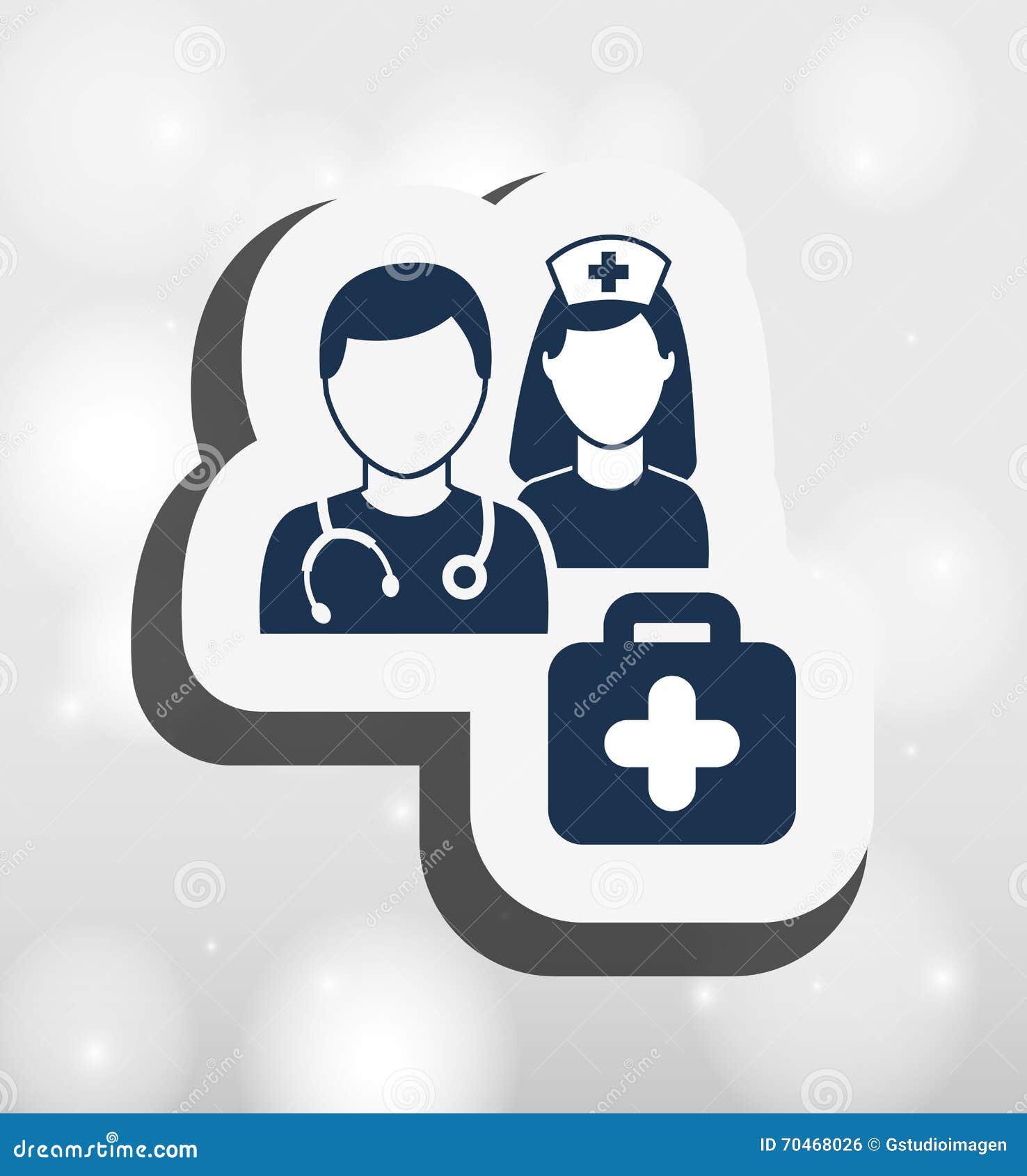 Health professional design stock illustration. Illustration of