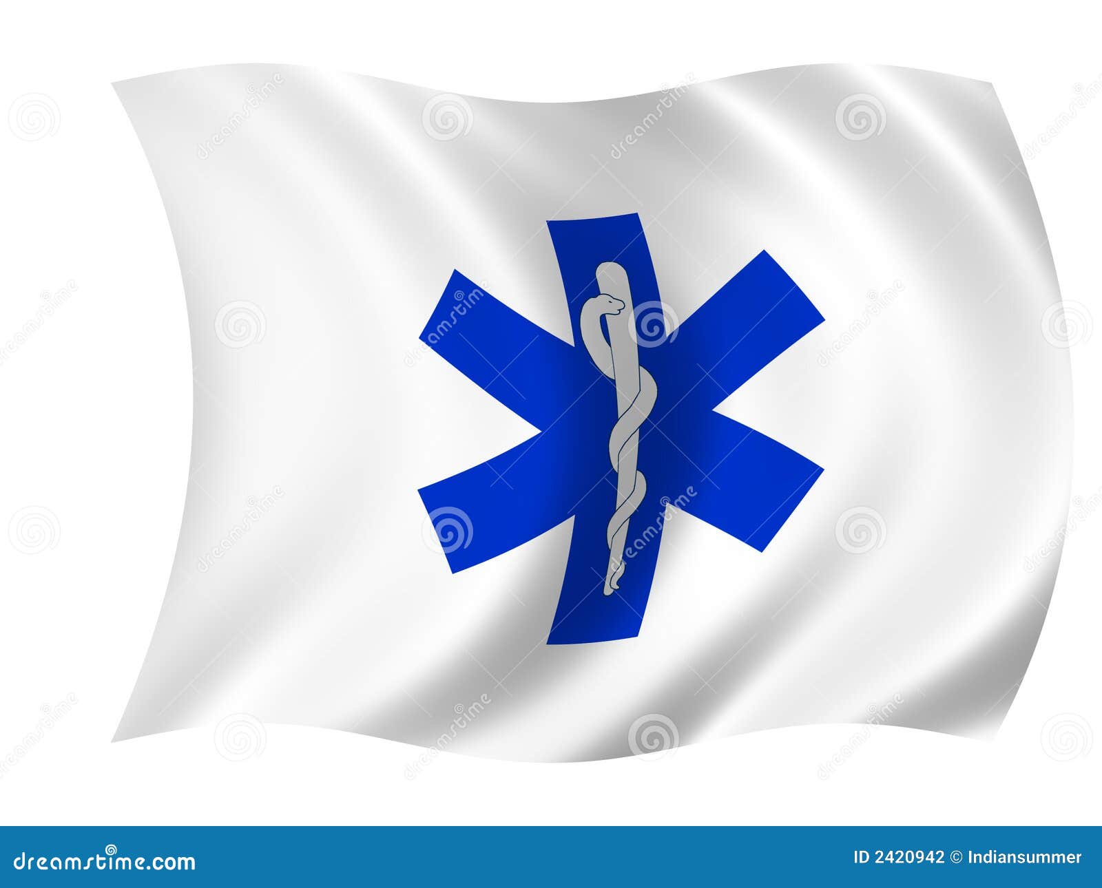 Healthcare flag stock illustration. Illustration of colour 2420942
