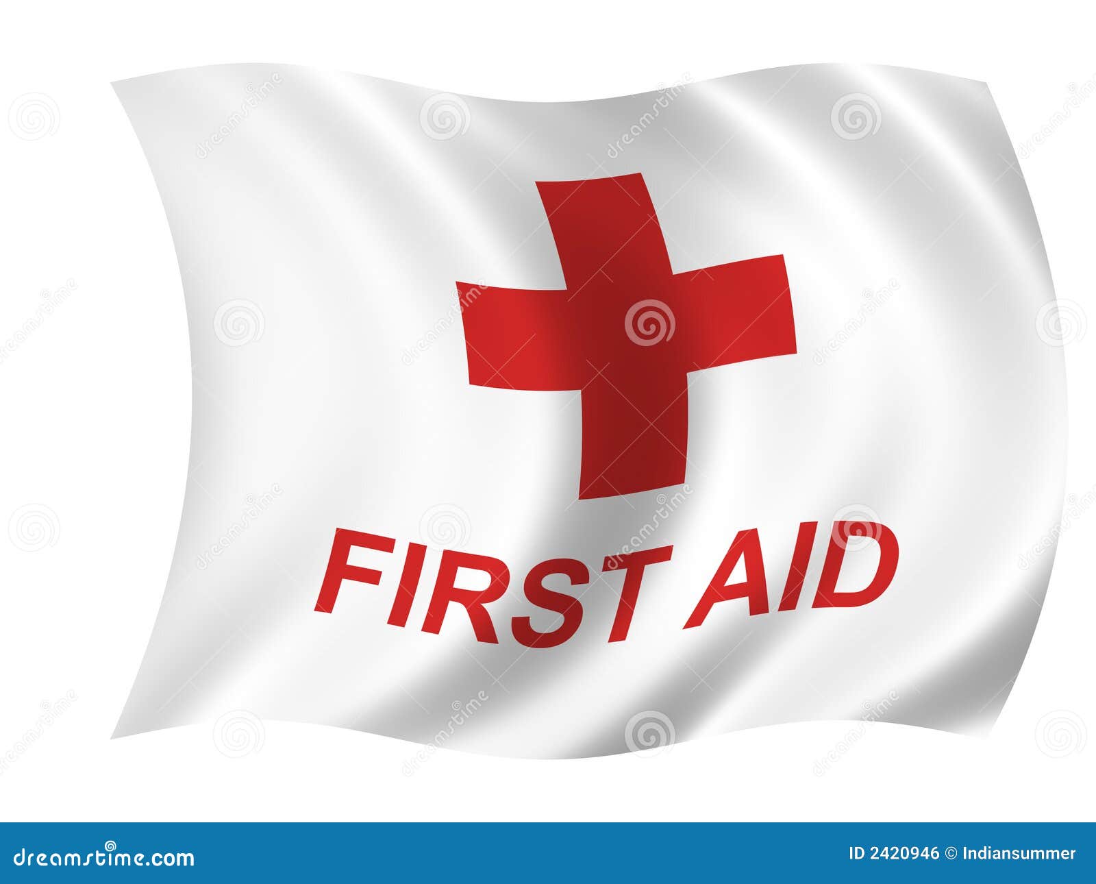 Healthcare flag stock illustration. Illustration of faith 2420946