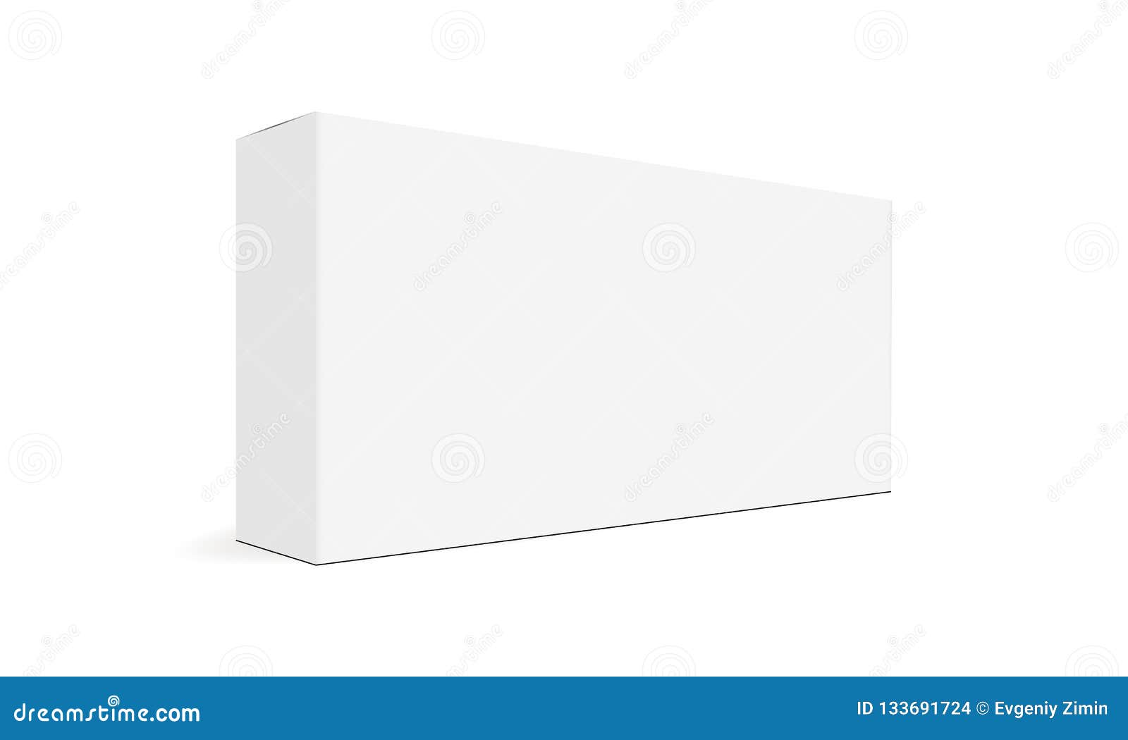 Download Healthcare Packaging Box Rectangular Mock Up Stock Vector ...