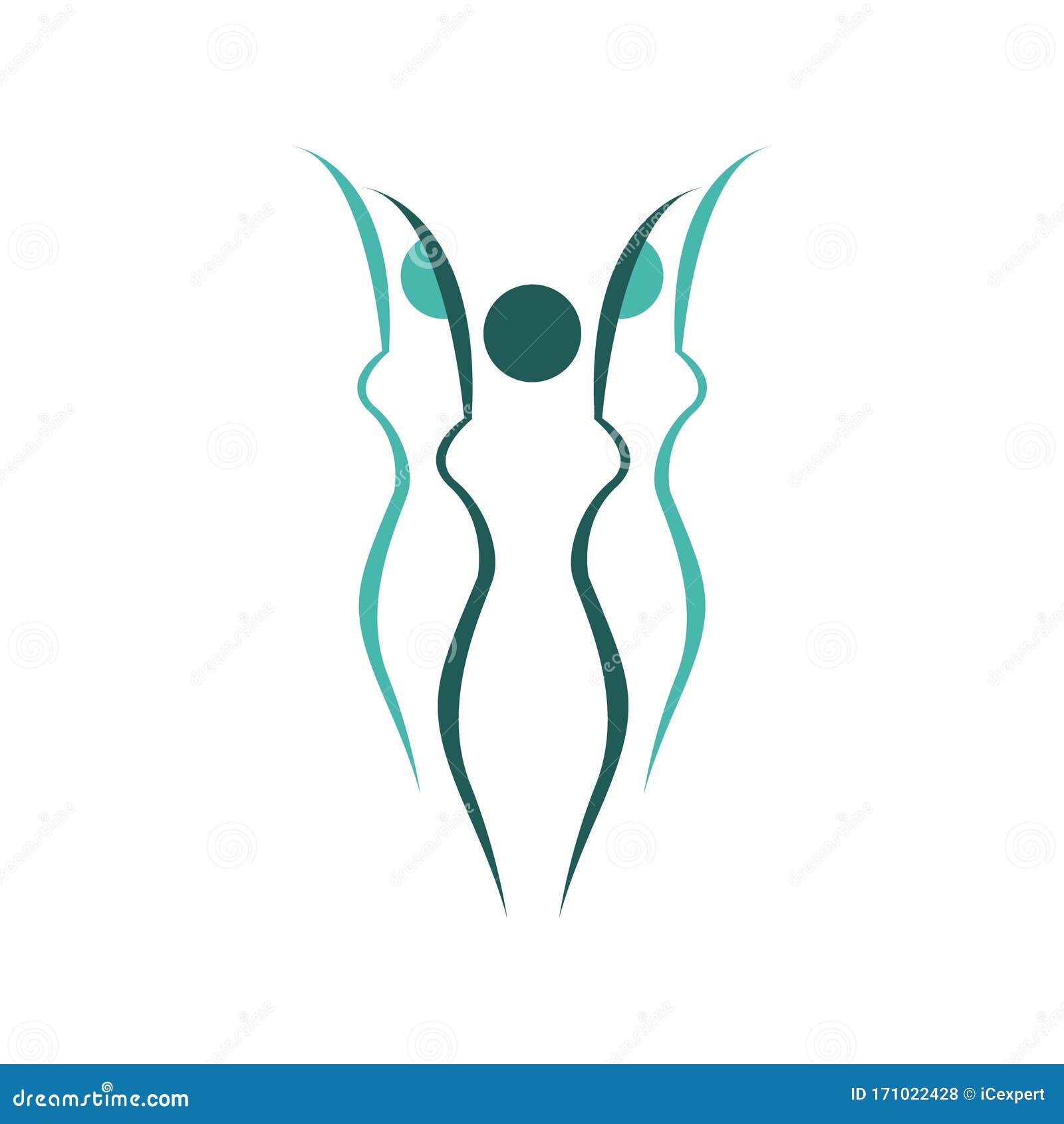 healthily women minimal logo