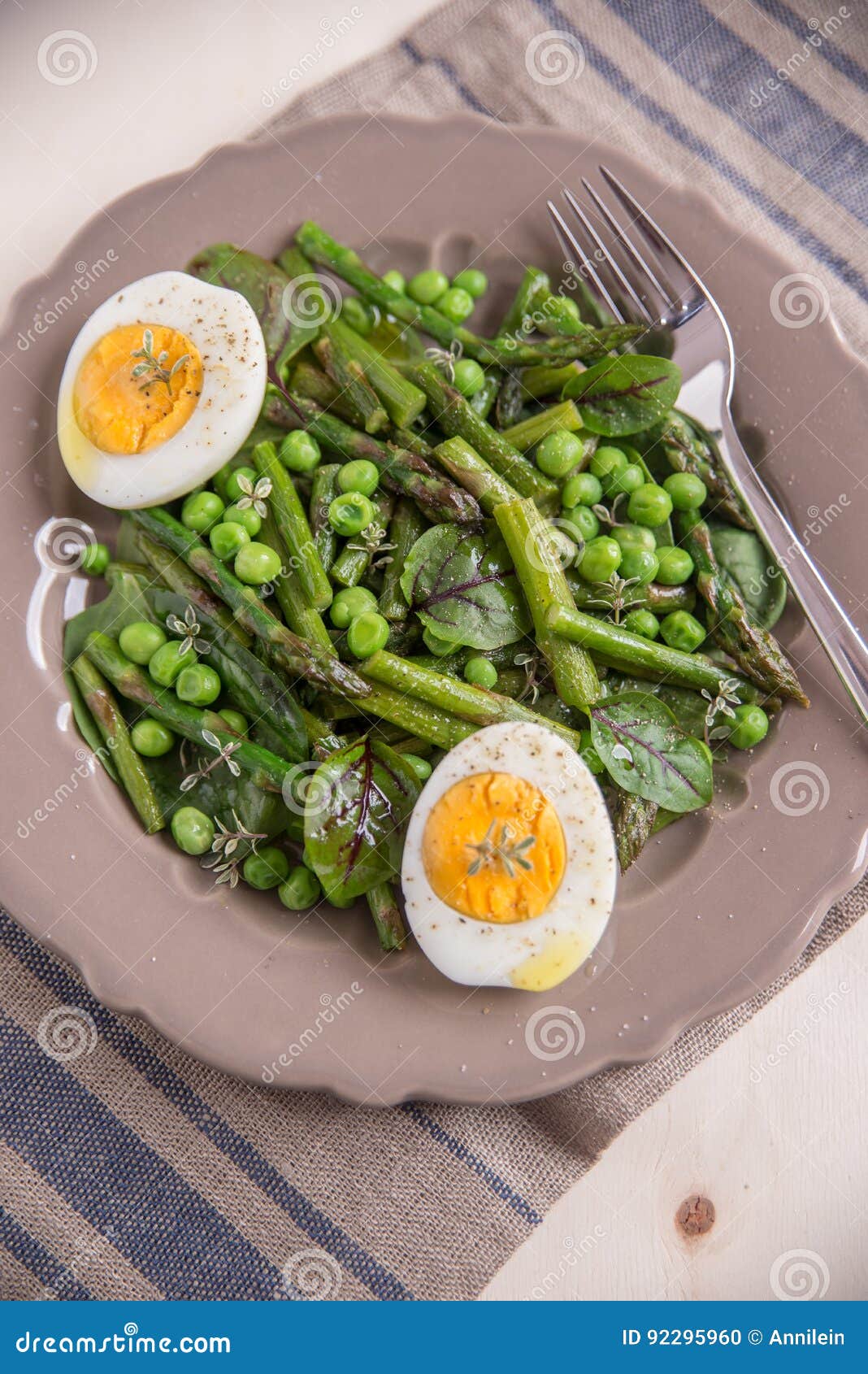 Healthy asparagus salad stock photo. Image of salad, diet 92295960