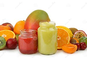 Healthy Baby Food Stock Image Image Of Baby Cherry 15454543