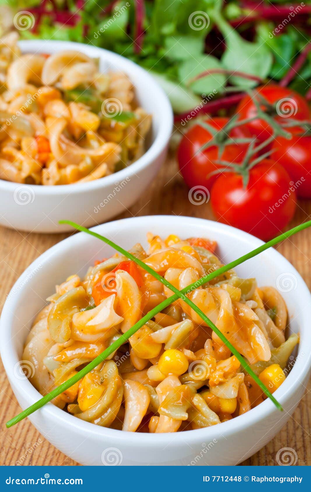 Healthy Bowl of Delicious Pasta Stock Photo Image of diet, meal 7712448