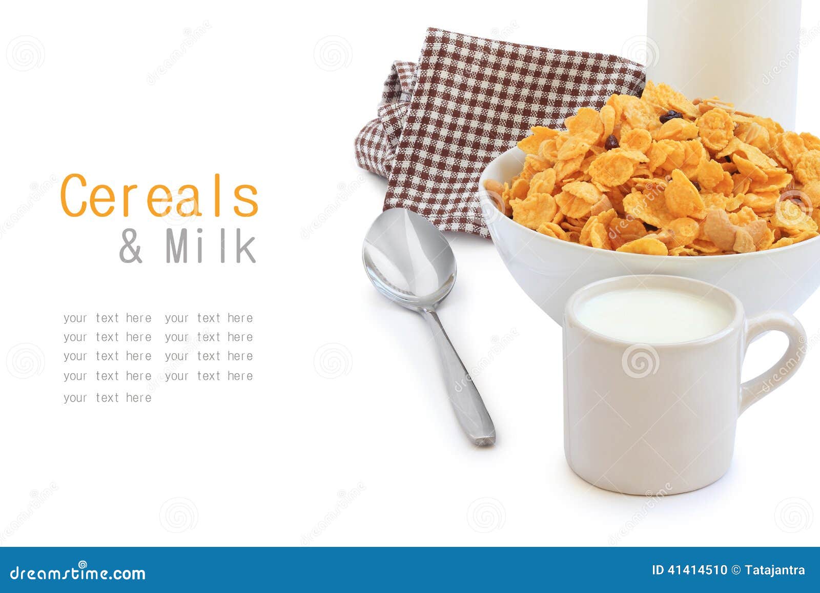 Healthy Breakfast with Cereal Stock Photo - Image of homemade, fiber