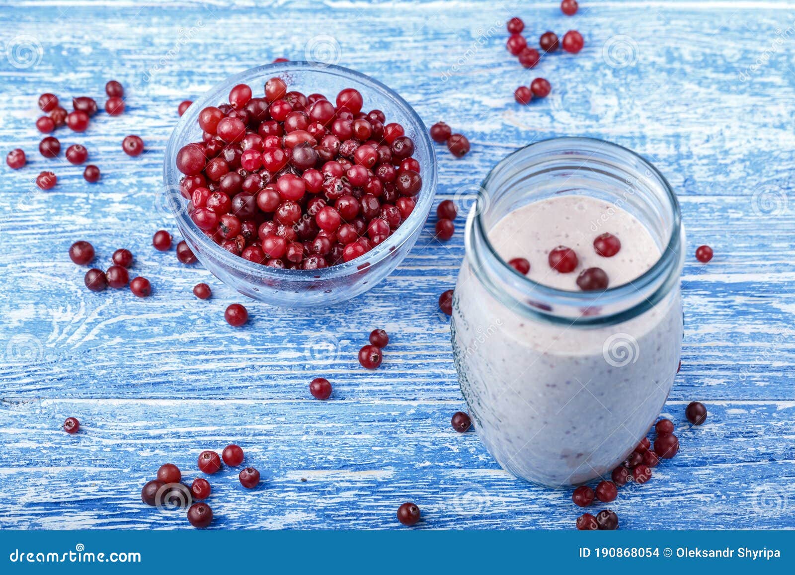 Healthy Breakfast with Cranberries Stock Photo Image of bowl, diet 190868054