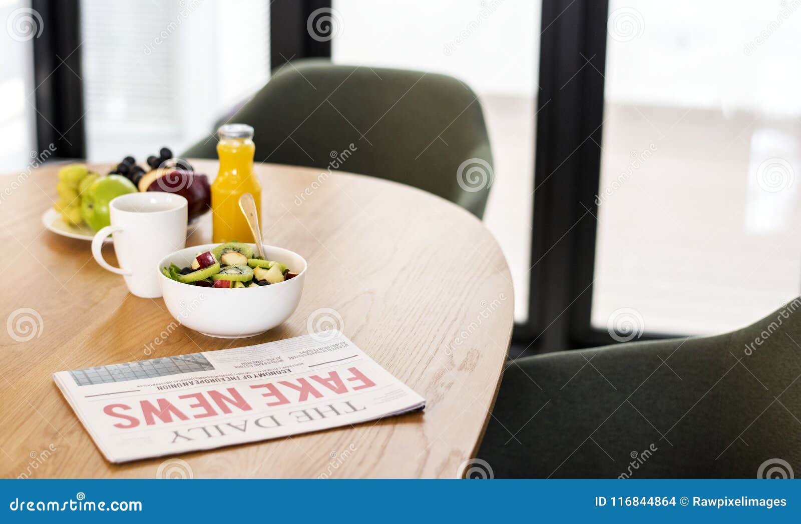 Healthy Breakfast In Meeting Room Stock Photo - Image of ...